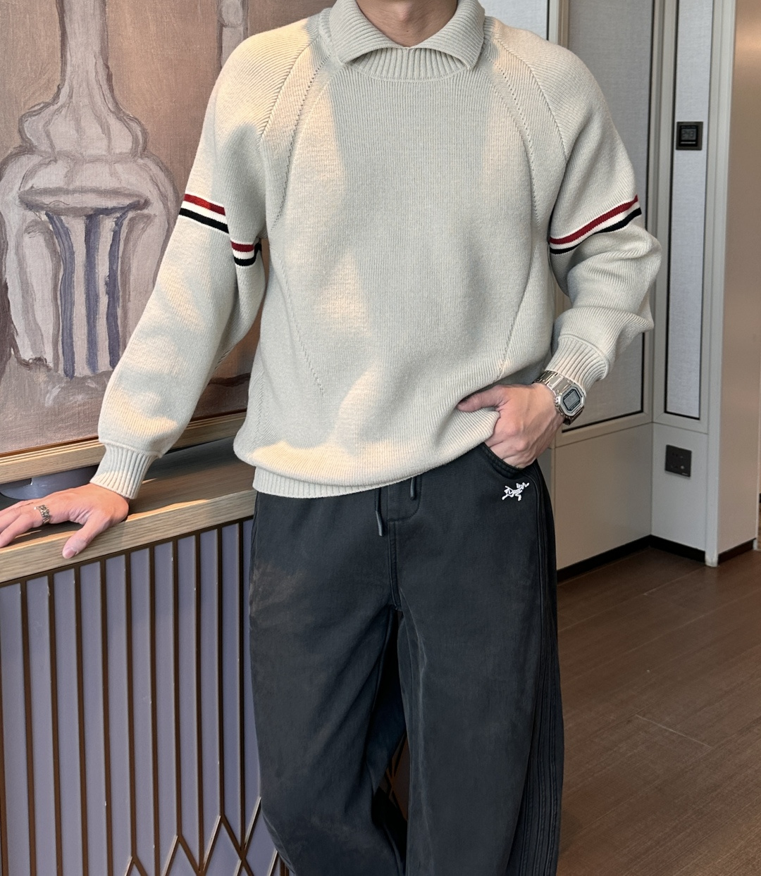 支持年后 TB 2025秋冬，渠道的精品狠货！！！今年最好看的休闲羊毛衣闭眼入！甄选新西兰进口羊毛混纺面