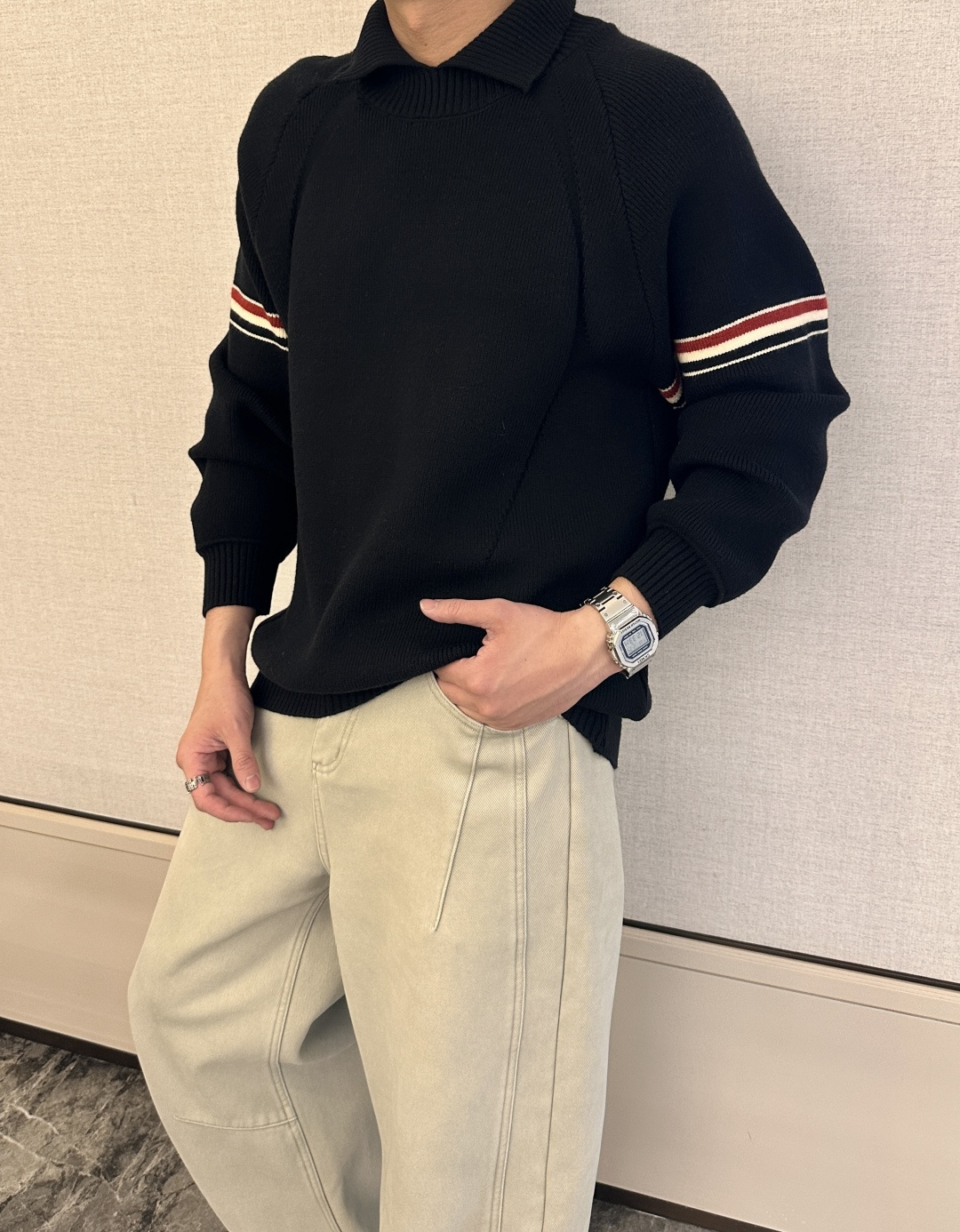 支持年后 TB 2025秋冬，渠道的精品狠货！！！今年最好看的休闲羊毛衣闭眼入！甄选新西兰进口羊毛混纺面