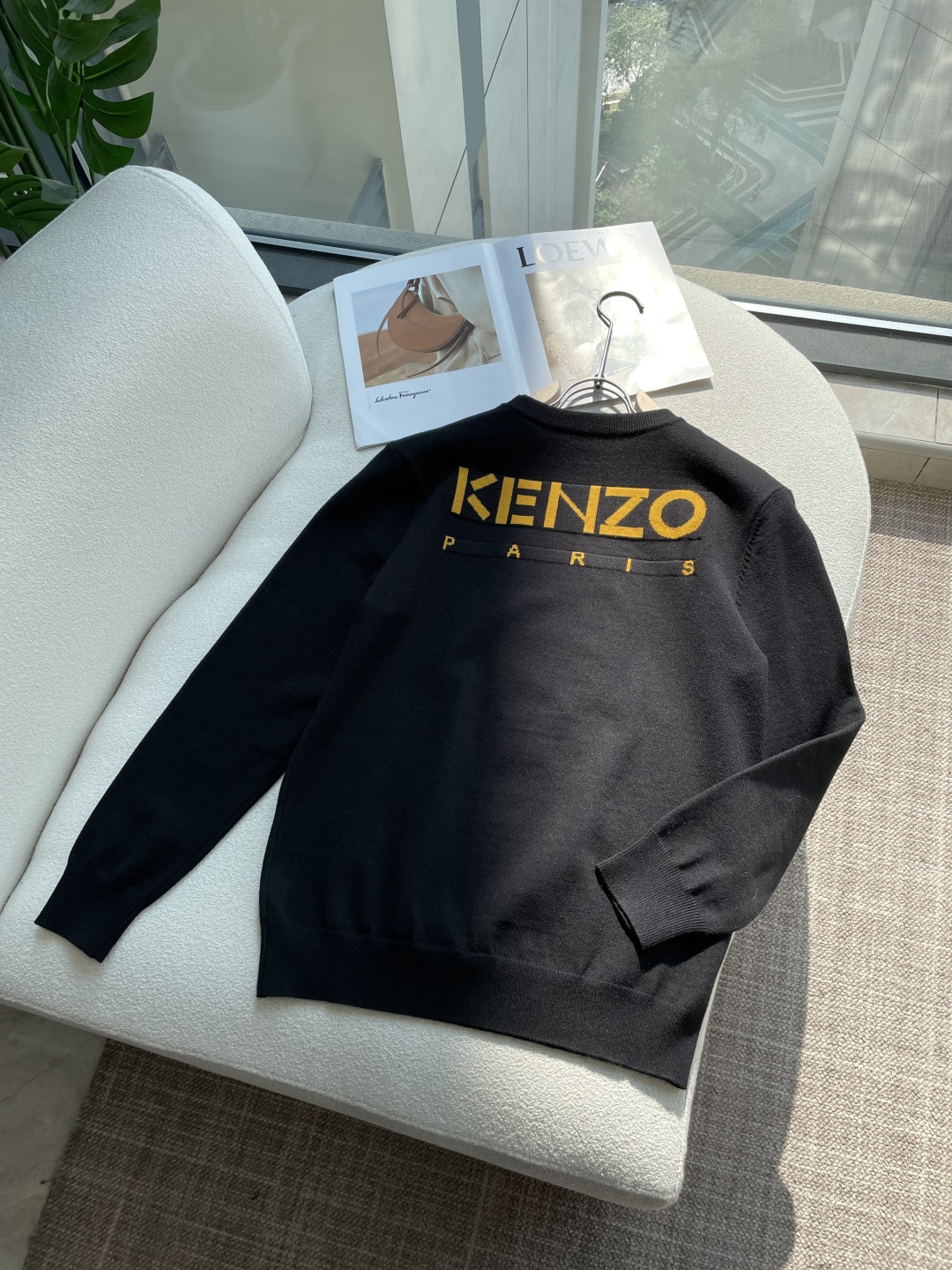 KENZO 重磅推荐！aw秋冬新款 专柜同步 时尚经典针织衫 秋冬必备款 采用针织衫加厚毛衣，精致简洁大方 品牌元素点缀