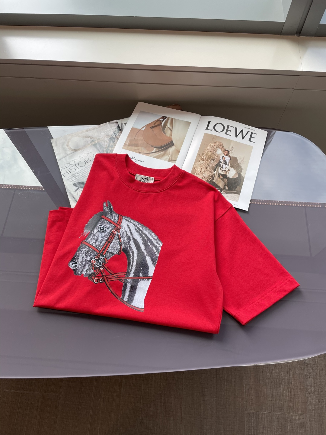 . 爱🐎仕2026春夏款/官网同步面料采用重磅纯棉精梳棉面料，OS宽松版型，上身版型超正！日常百搭，衣橱