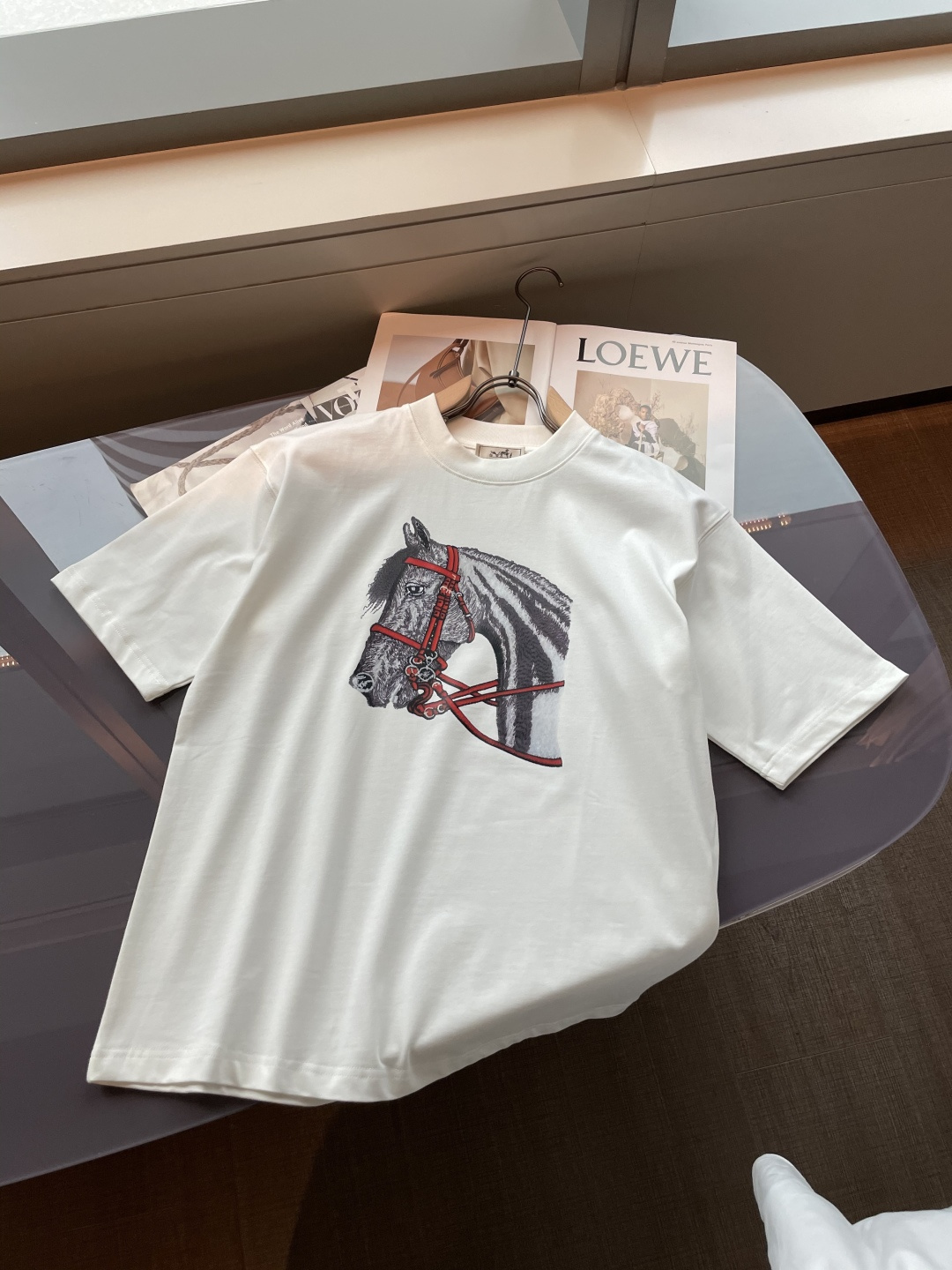 . 爱🐎仕2026春夏款/官网同步面料采用重磅纯棉精梳棉面料，OS宽松版型，上身版型超正！日常百搭，衣橱