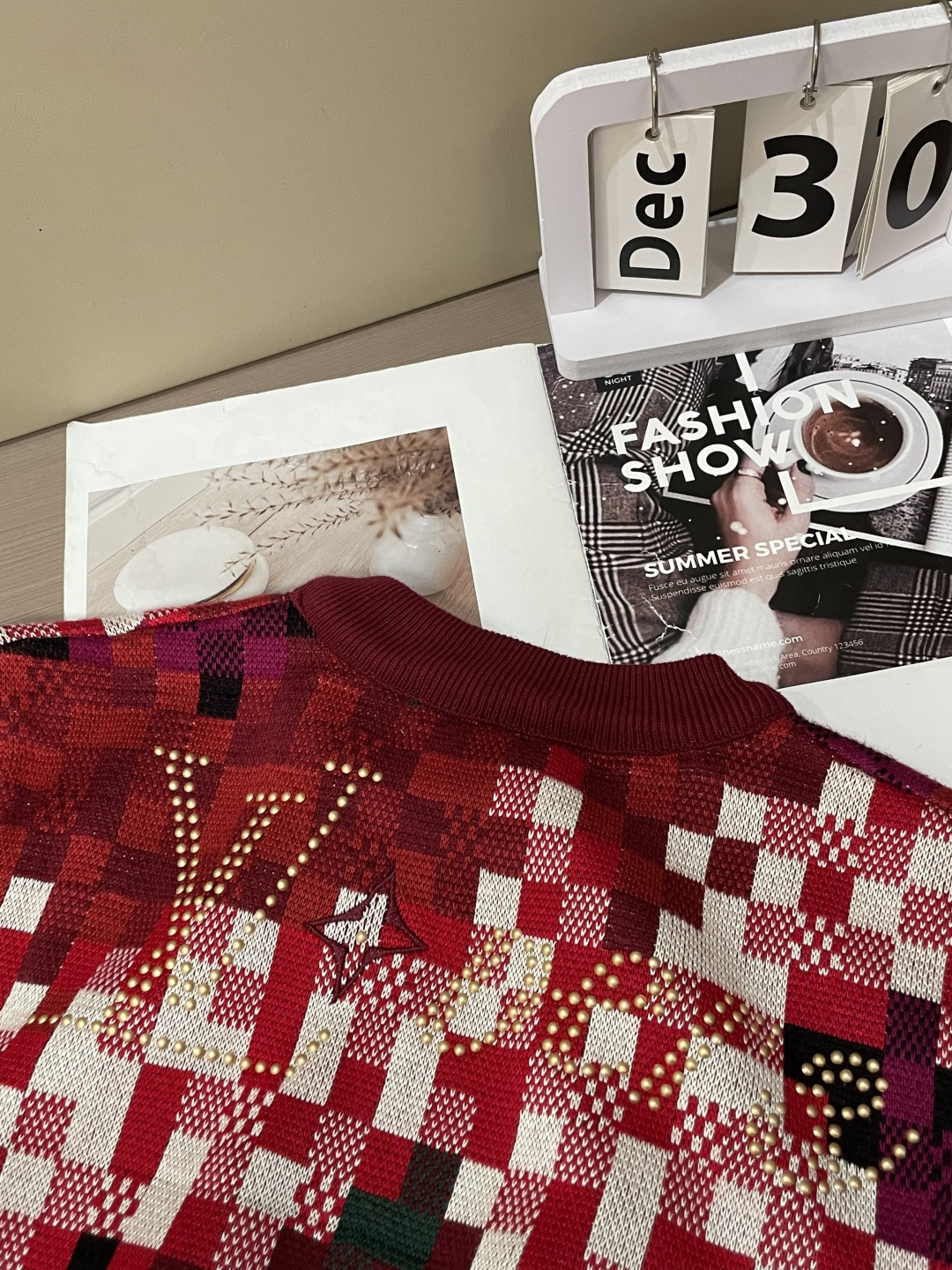 Lv 2025秋冬 高奢毛衣👫原厂代工 ，客供进口羊绒面料,细节辅料跟足原版，高端人士必备！尺码 S-X