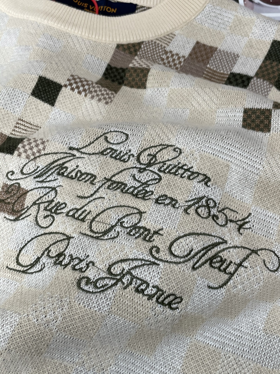 Lv 2025秋冬 高奢毛衣👫原厂代工 ，客供进口羊绒面料,细节辅料跟足原版，高端人士必备！尺码 S-X