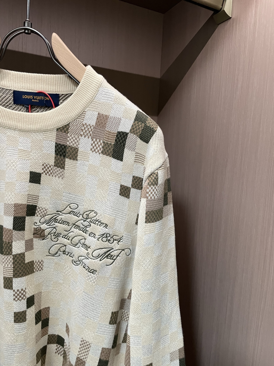 Lv 2025秋冬 高奢毛衣👫原厂代工 ，客供进口羊绒面料,细节辅料跟足原版，高端人士必备！尺码 S-X