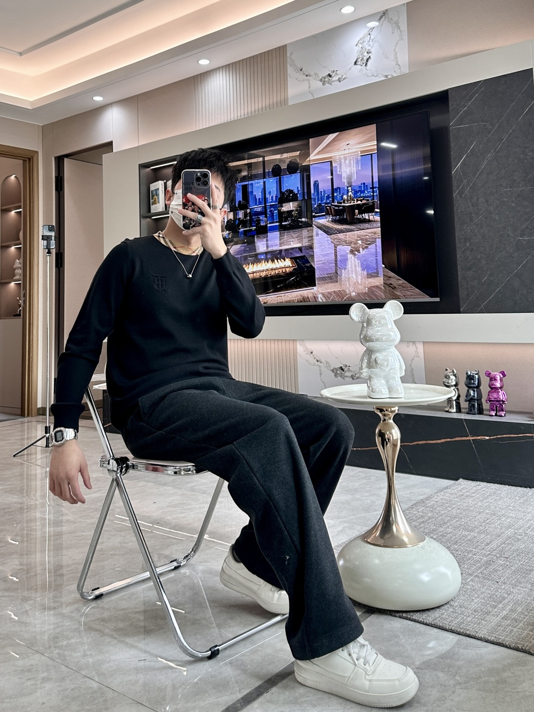 BUR 重磅推荐！2025aw秋冬新款 专柜同步 时尚经典基础款针织衫 秋冬必备款 采用针织衫加厚毛衣，