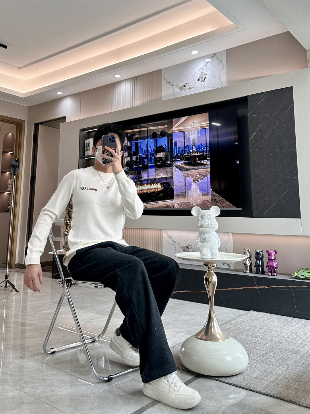 BUR 重磅推荐！2025aw秋冬新款 专柜同步 时尚经典基础款针织衫 秋冬必备款 采用针织衫加厚毛衣，