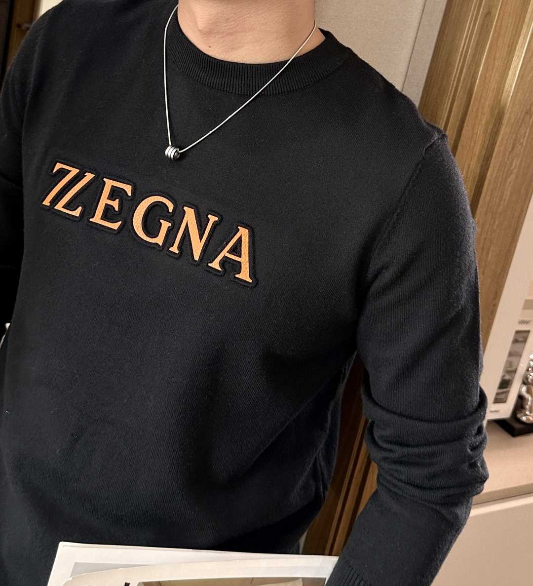 杰尼亚 重磅推荐！2025aw秋冬新款 专柜同步 时尚经典基础款针织衫 秋冬必备款 采用针织衫加厚毛衣，