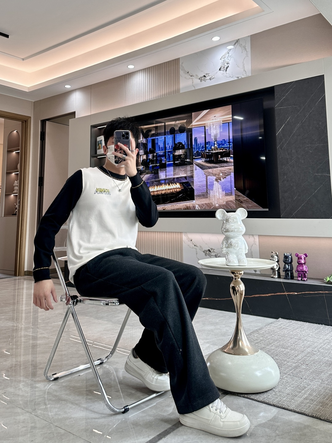 FD 重磅推荐！2025aw秋冬新款 专柜同步 时尚经典基础款针织衫 秋冬必备款 采用针织衫加厚毛衣，精