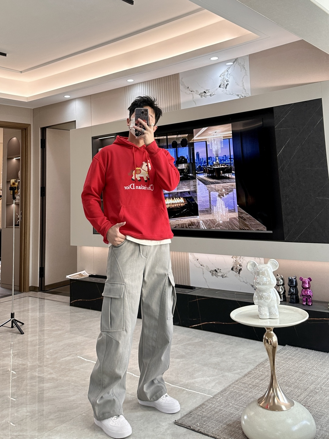 Dior /2025秋冬新品 马年限定/本命年宝宝快入定制顶级卫衣棉，面料特别有质感，冬季必备单品，保暖