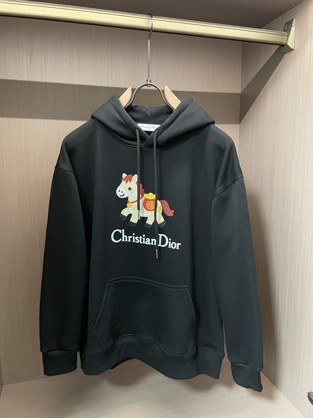 Dior /2025秋冬新品 马年限定/本命年宝宝快入定制顶级卫衣棉，面料特别有质感，冬季必备单品，保暖