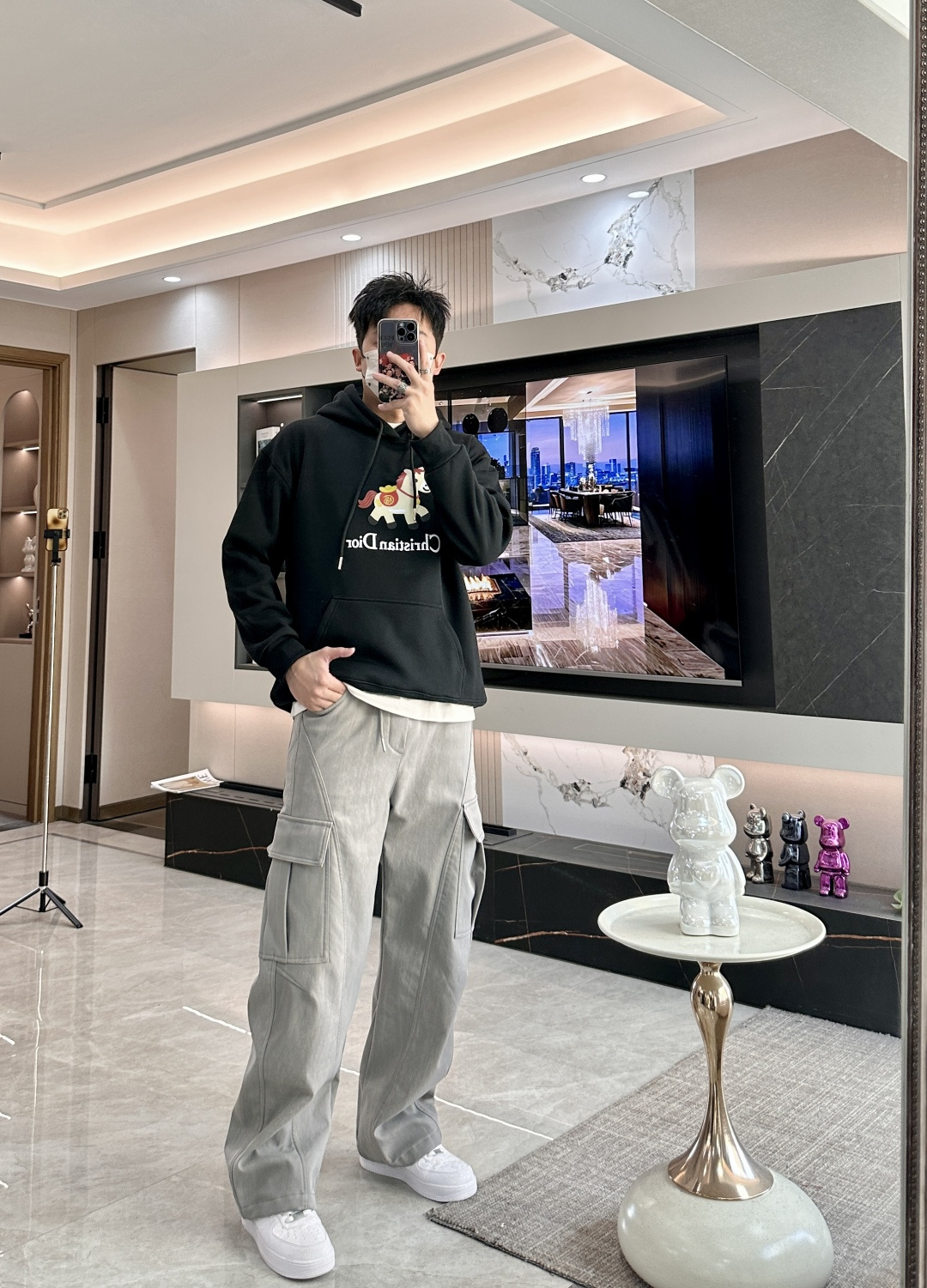 Dior /2025秋冬新品 马年限定/本命年宝宝快入定制顶级卫衣棉，面料特别有质感，冬季必备单品，保暖