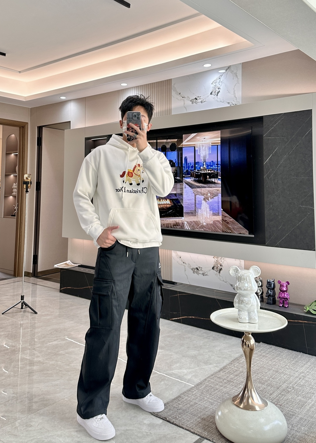 Dior /2025秋冬新品 马年限定/本命年宝宝快入定制顶级卫衣棉，面料特别有质感，冬季必备单品，保暖