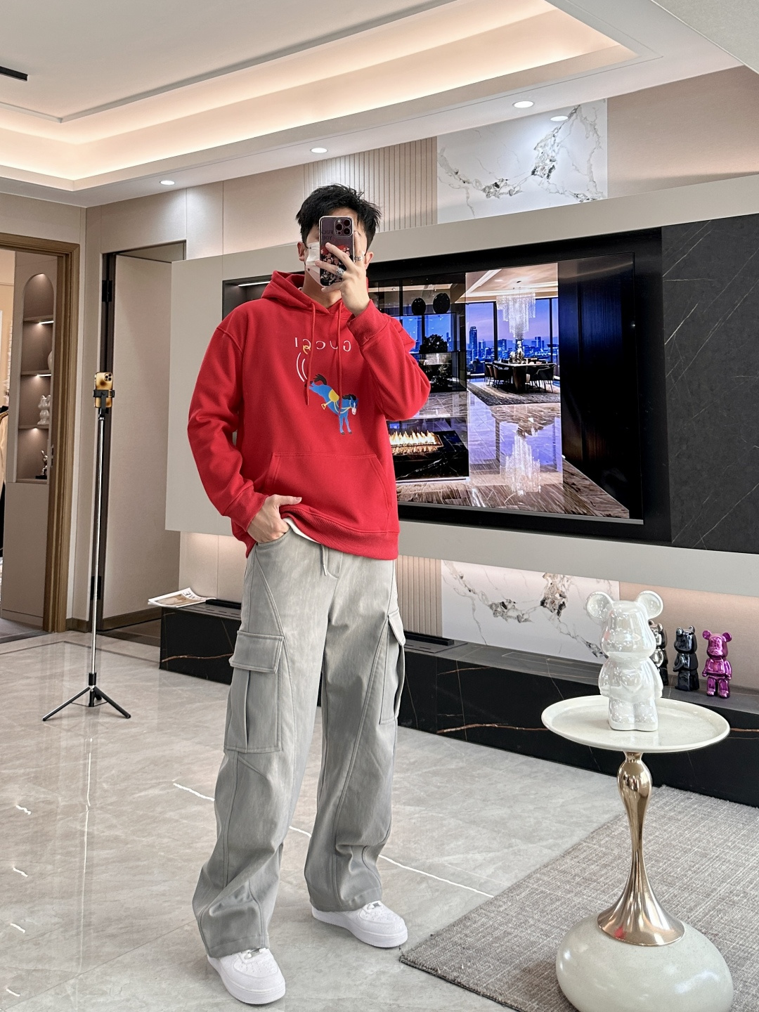 Gucc /2025秋冬新品 马年限定/本命年宝宝快入定制顶级卫衣棉，面料特别有质感，冬季必备单品，保暖