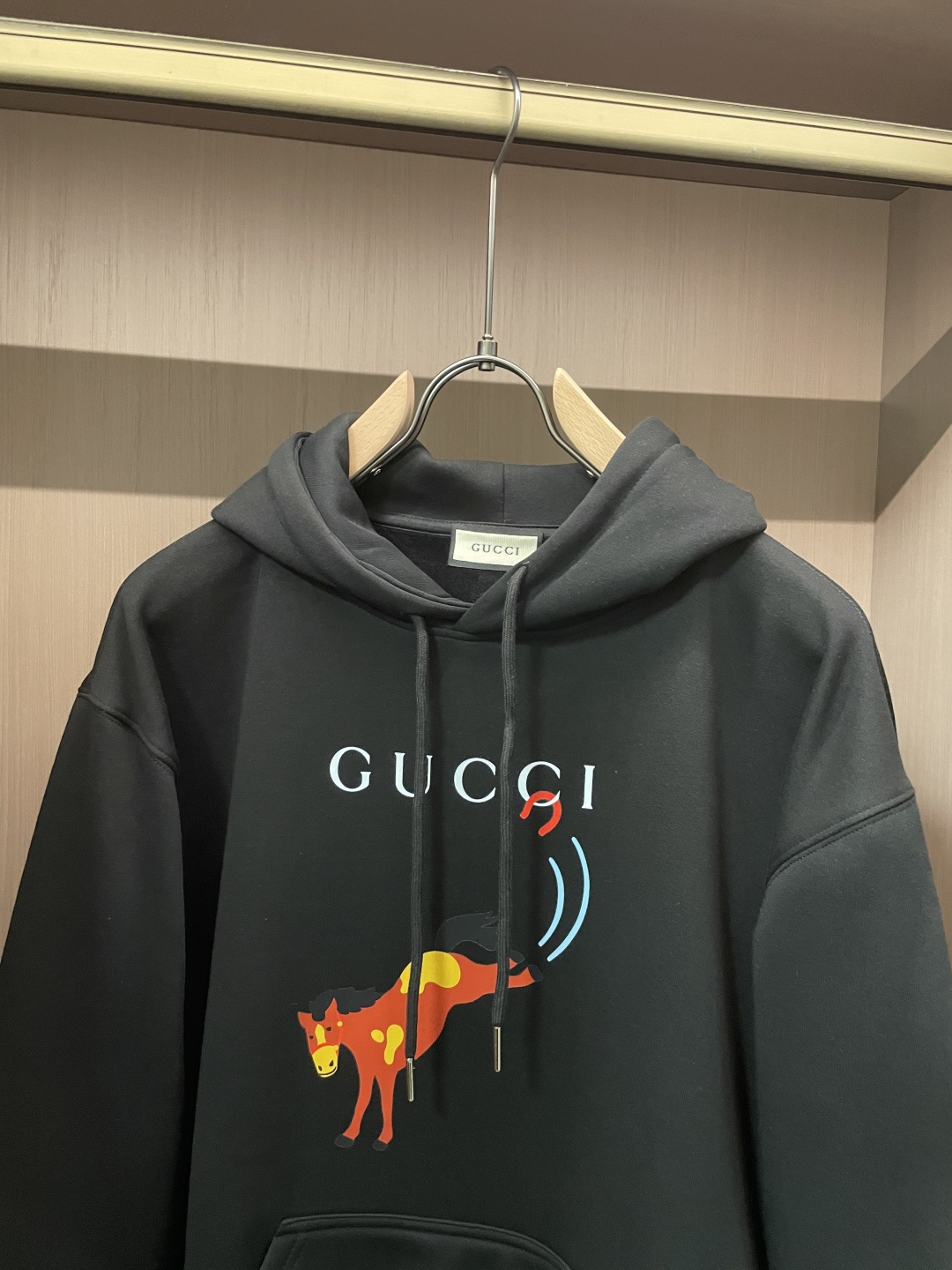 Gucc /2025秋冬新品 马年限定/本命年宝宝快入定制顶级卫衣棉，面料特别有质感，冬季必备单品，保暖