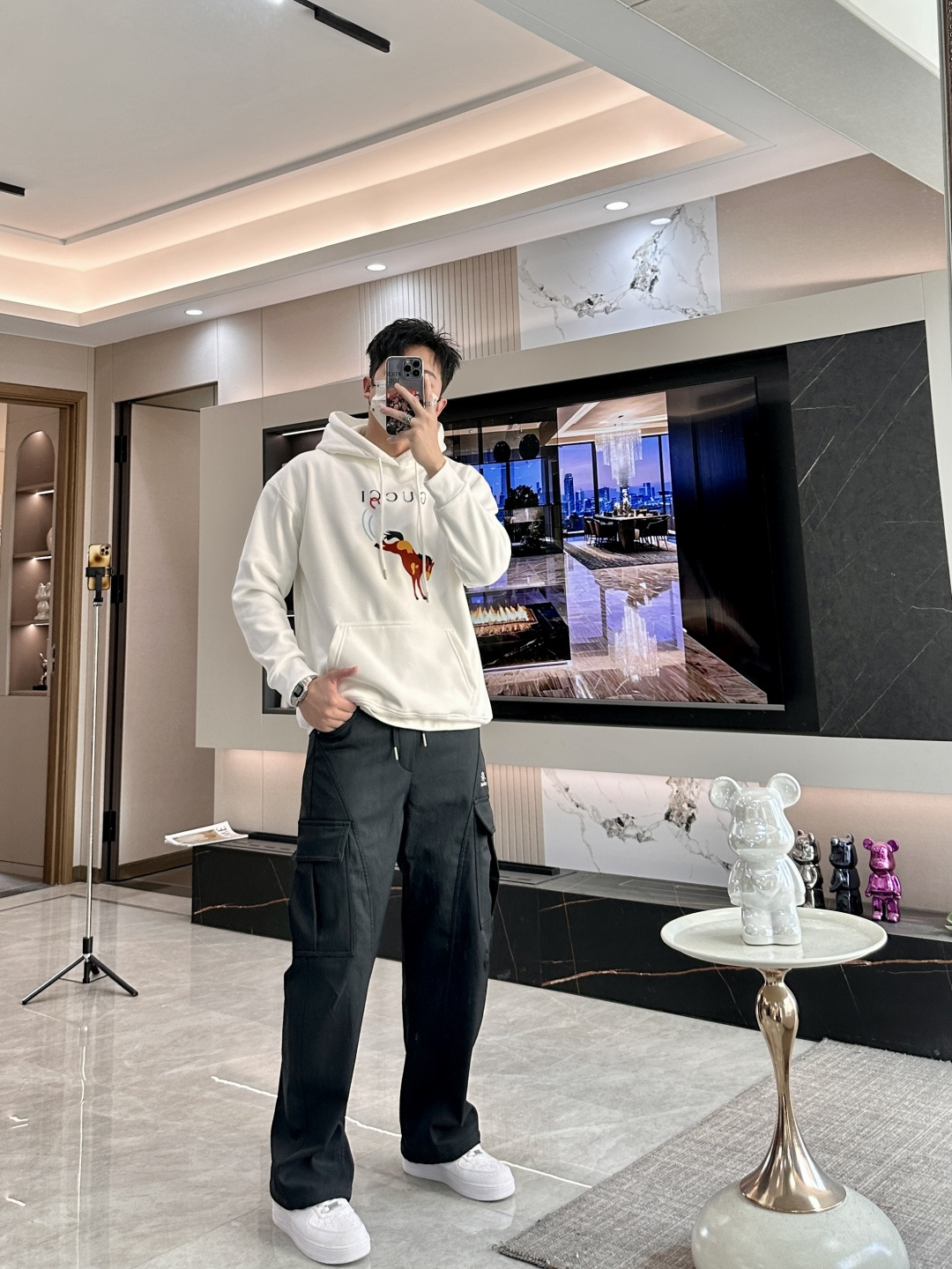 Gucc /2025秋冬新品 马年限定/本命年宝宝快入定制顶级卫衣棉，面料特别有质感，冬季必备单品，保暖