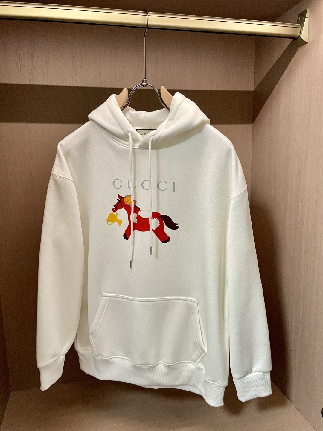 Gucc /2025秋冬新品 马年限定/本命年宝宝快入定制顶级卫衣棉，面料特别有质感，冬季必备单品，保暖