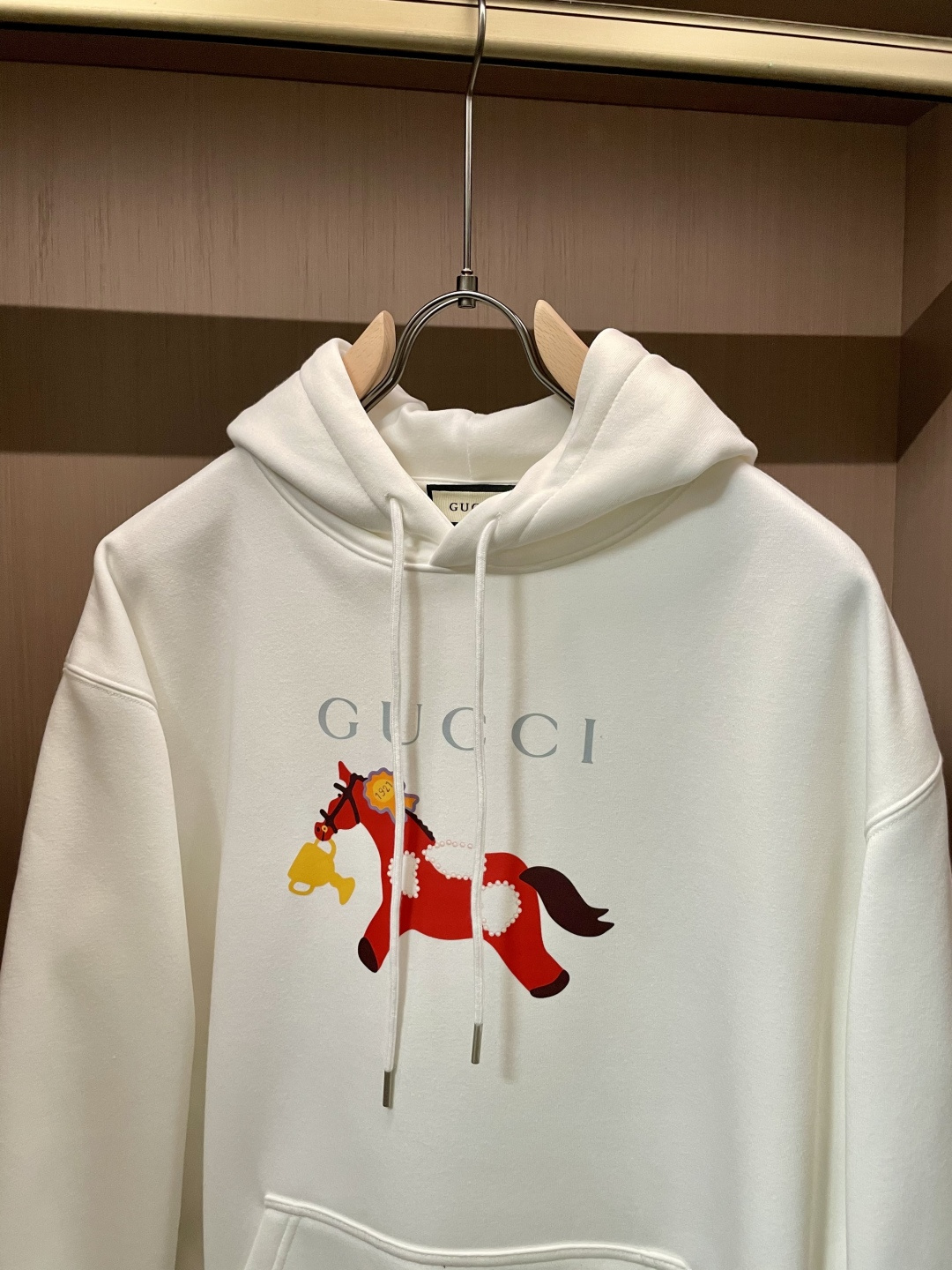 Gucc /2025秋冬新品 马年限定/本命年宝宝快入定制顶级卫衣棉，面料特别有质感，冬季必备单品，保暖