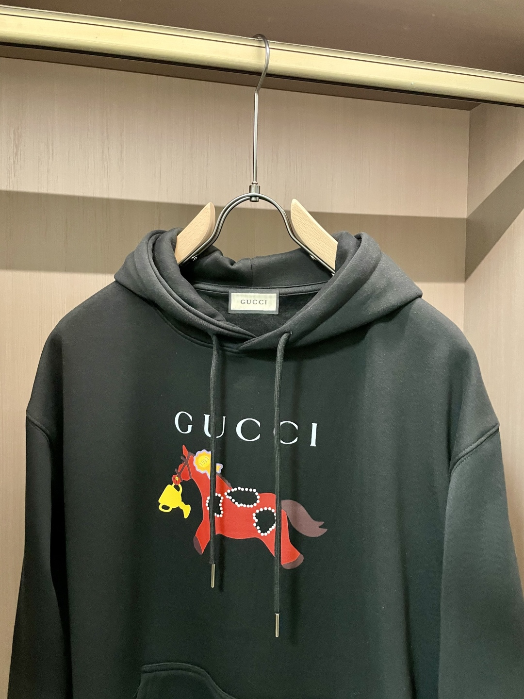 Gucc /2025秋冬新品 马年限定/本命年宝宝快入定制顶级卫衣棉，面料特别有质感，冬季必备单品，保暖