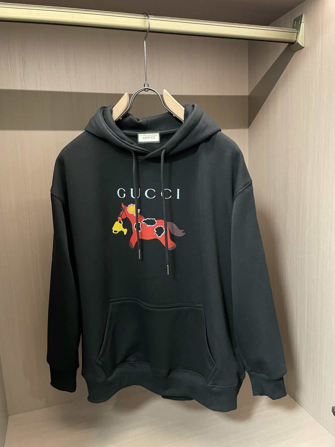 Gucc /2025秋冬新品 马年限定/本命年宝宝快入定制顶级卫衣棉，面料特别有质感，冬季必备单品，保暖