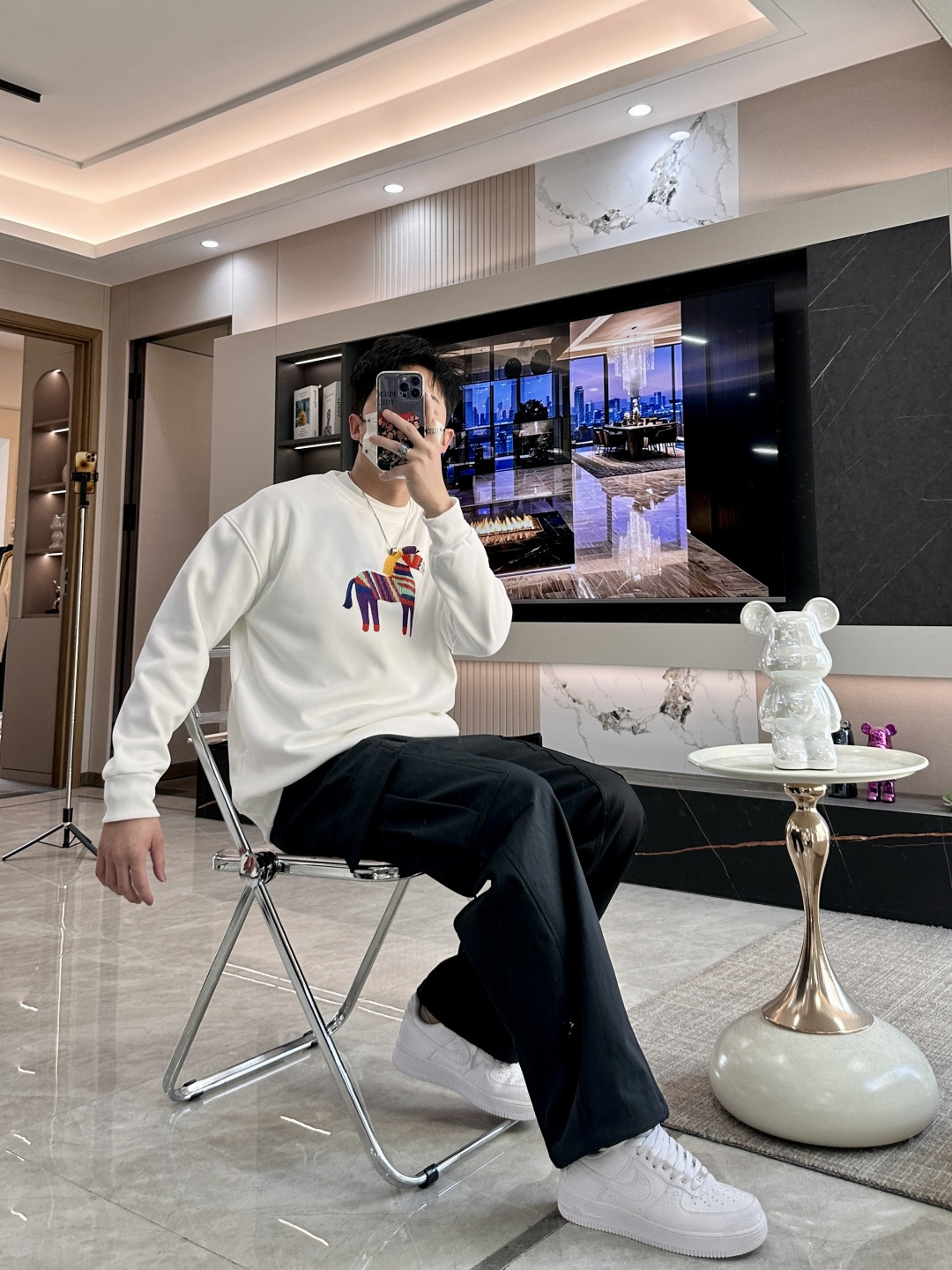 Dior /2025秋冬新品 马年限定/本命年宝宝快入定制顶级卫衣棉，面料特别有质感，冬季必备单品，保暖