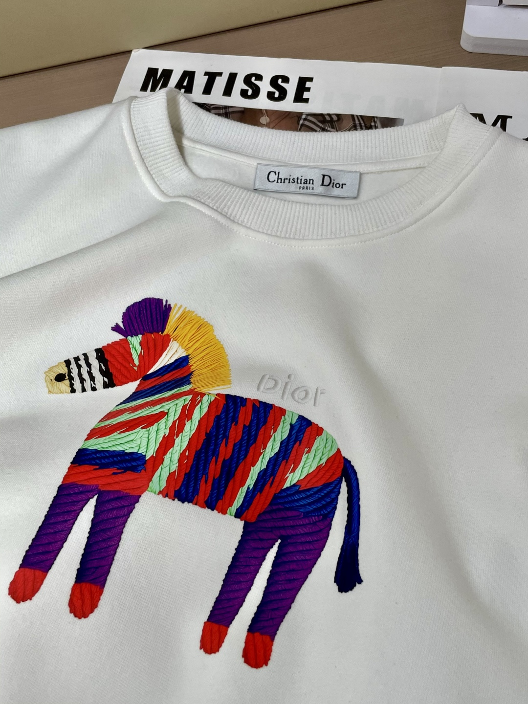 Dior /2025秋冬新品 马年限定/本命年宝宝快入定制顶级卫衣棉，面料特别有质感，冬季必备单品，保暖