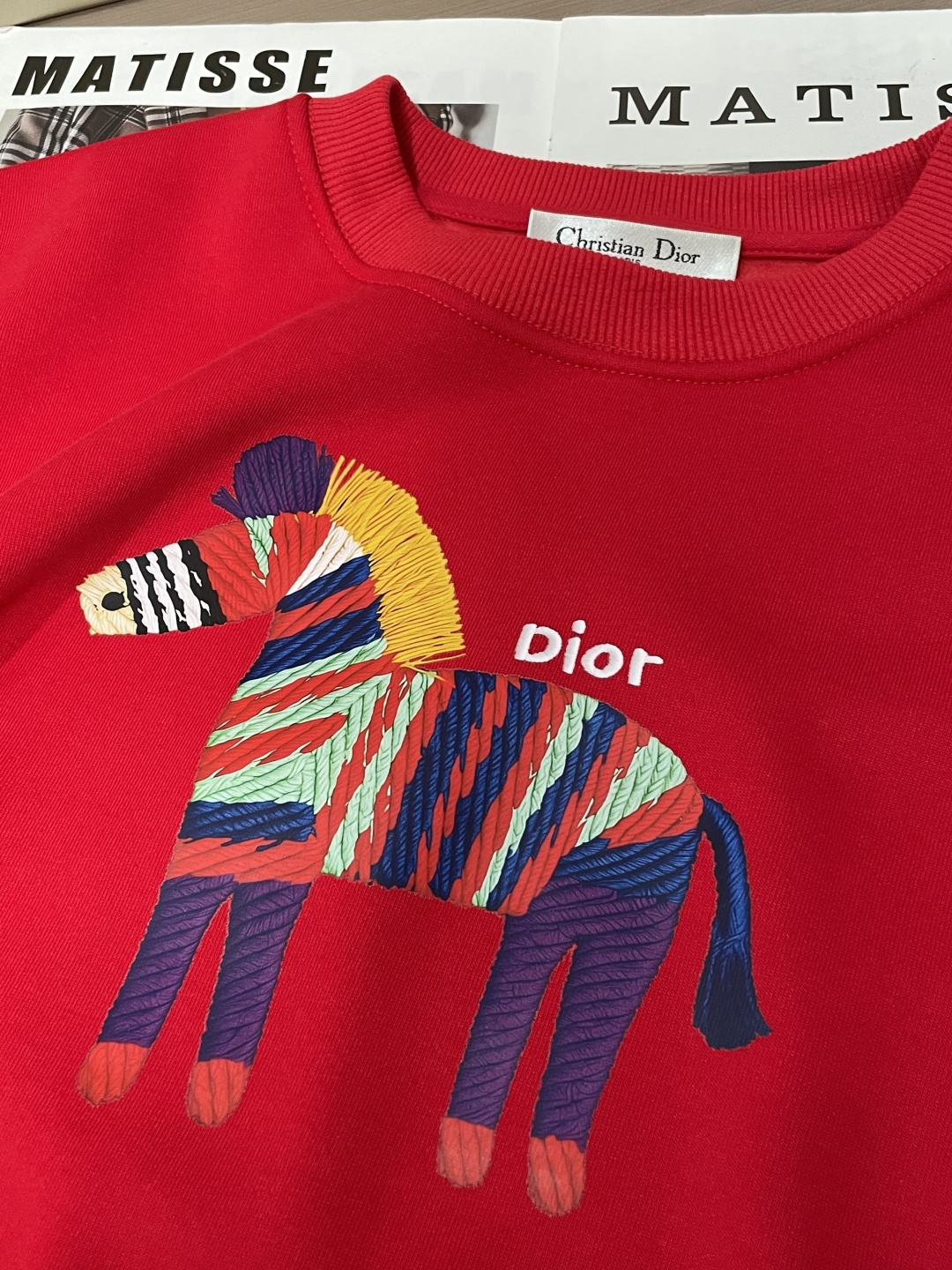 Dior /2025秋冬新品 马年限定/本命年宝宝快入定制顶级卫衣棉，面料特别有质感，冬季必备单品，保暖