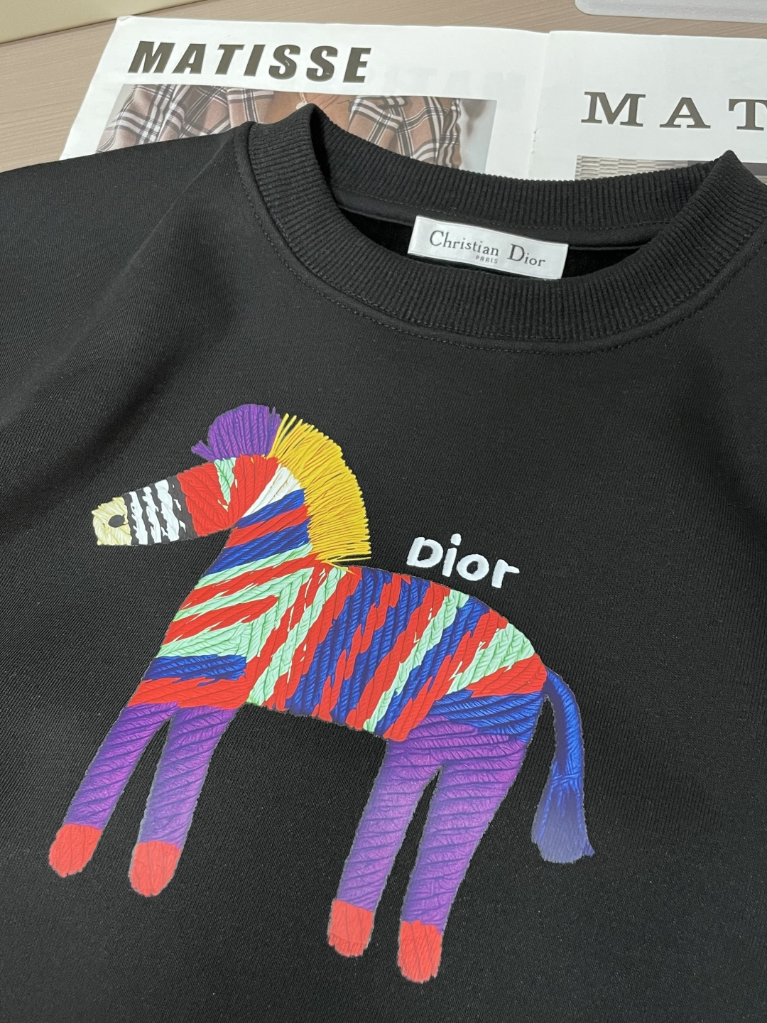 Dior /2025秋冬新品 马年限定/本命年宝宝快入定制顶级卫衣棉，面料特别有质感，冬季必备单品，保暖