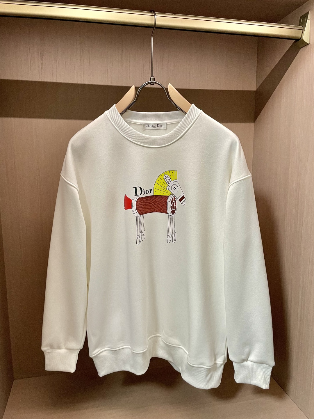 Dior /2025秋冬新品 马年限定/本命年宝宝快入定制顶级卫衣棉，面料特别有质感，冬季必备单品，保暖