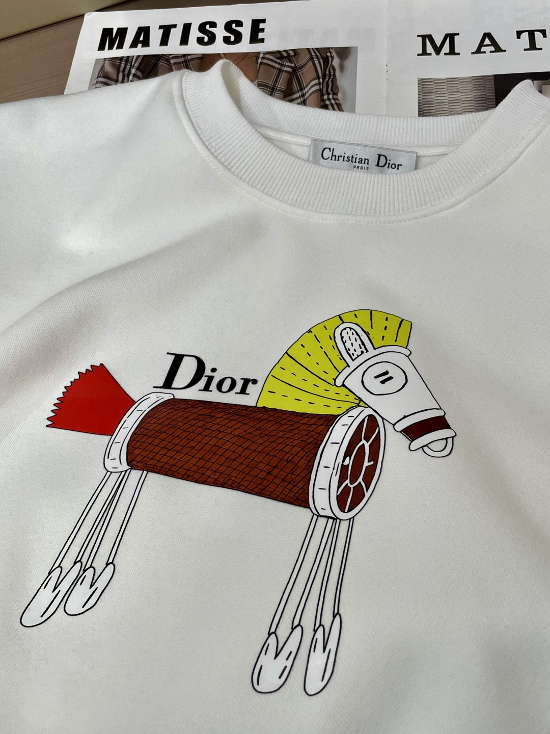 Dior /2025秋冬新品 马年限定/本命年宝宝快入定制顶级卫衣棉，面料特别有质感，冬季必备单品，保暖