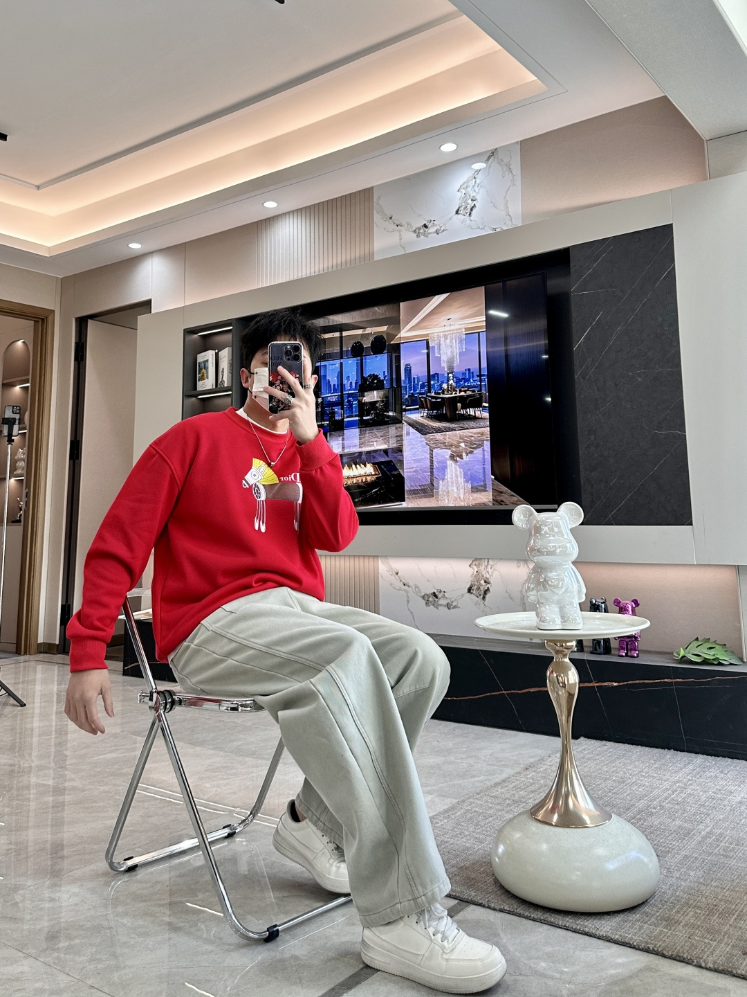 Dior /2025秋冬新品 马年限定/本命年宝宝快入定制顶级卫衣棉，面料特别有质感，冬季必备单品，保暖