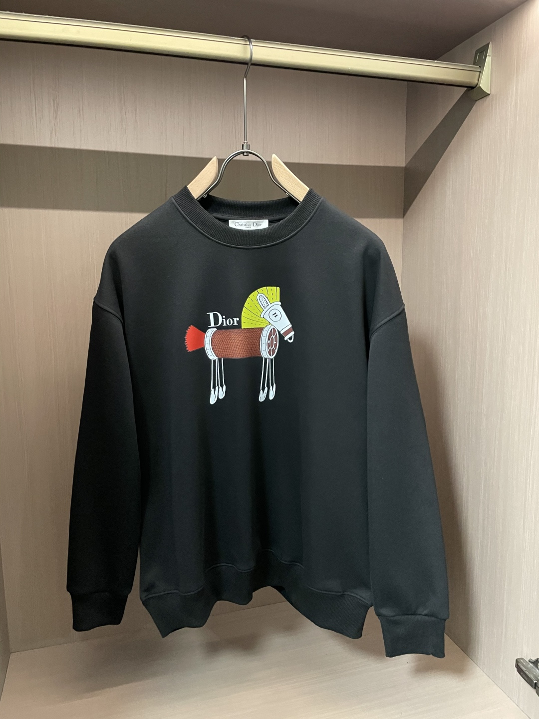 Dior /2025秋冬新品 马年限定/本命年宝宝快入定制顶级卫衣棉，面料特别有质感，冬季必备单品，保暖