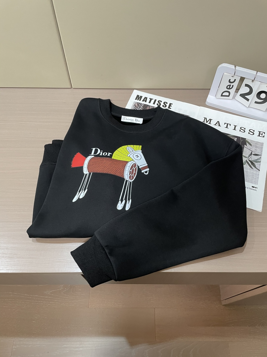 Dior /2025秋冬新品 马年限定/本命年宝宝快入定制顶级卫衣棉，面料特别有质感，冬季必备单品，保暖