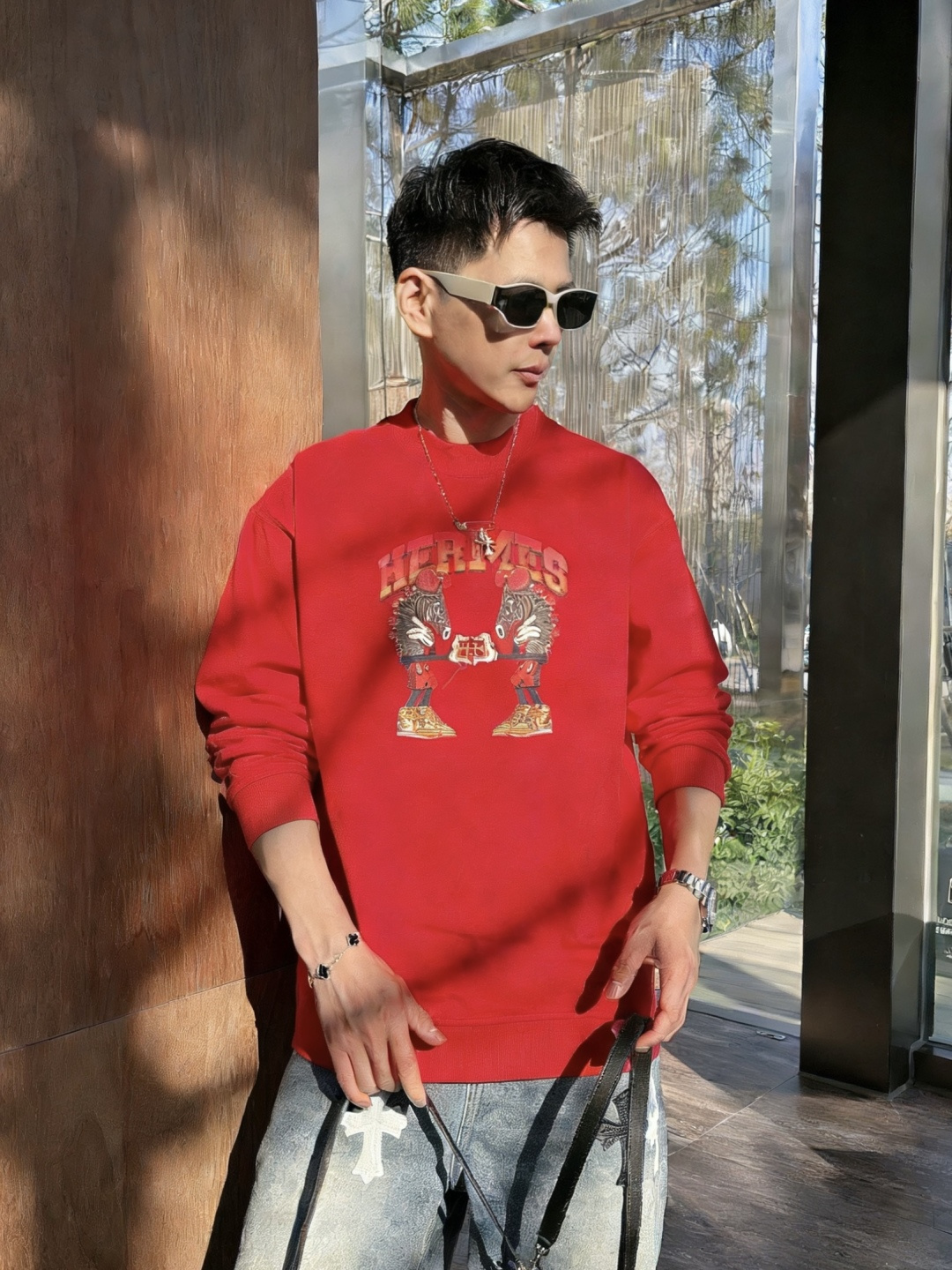 爱🐎仕/2025秋冬新品 定制顶级卫衣棉，面料特别有质感，冬季必备单品，保暖性好。男女通穿，细节到位，版