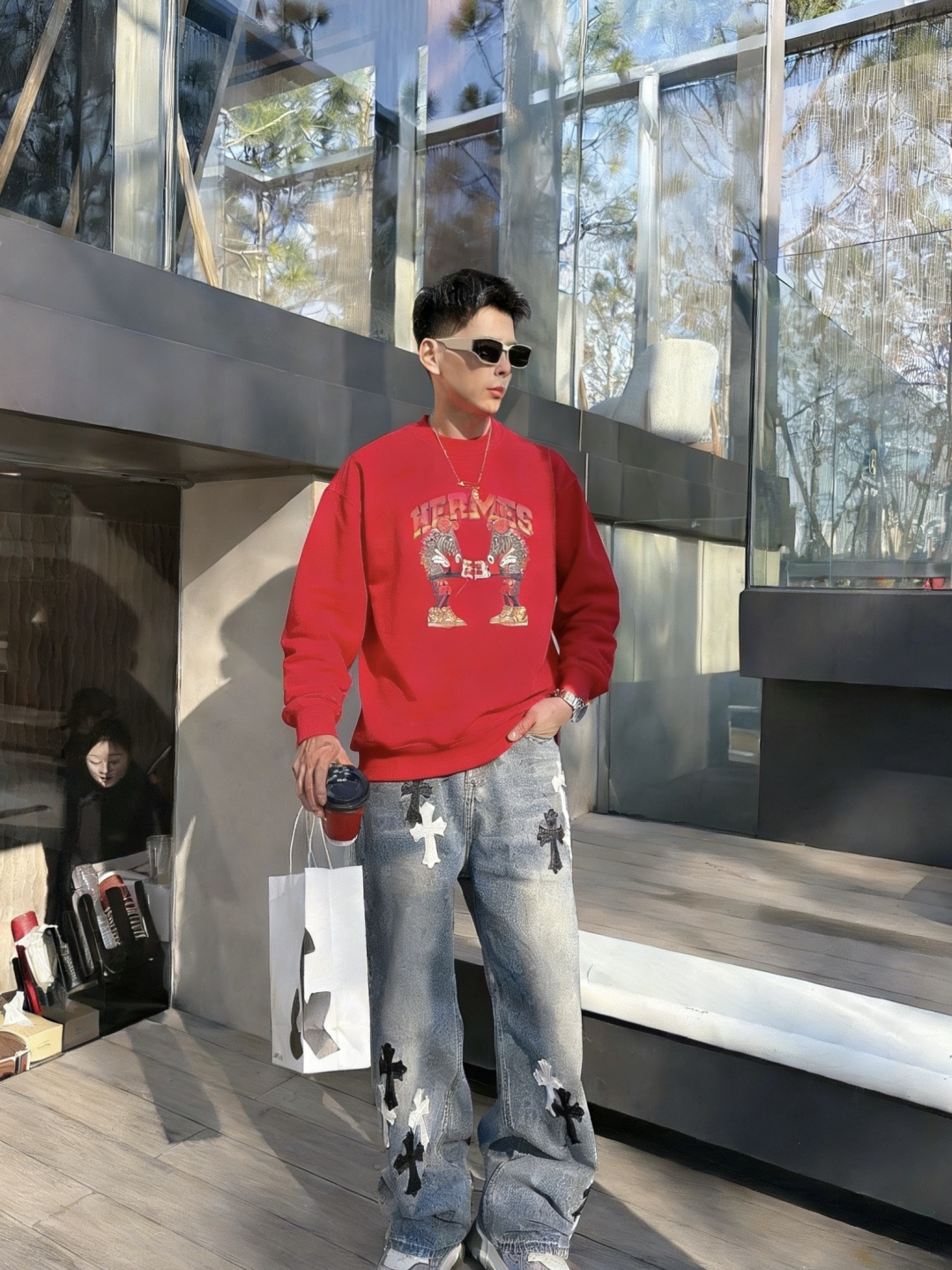 爱🐎仕/2025秋冬新品 定制顶级卫衣棉，面料特别有质感，冬季必备单品，保暖性好。男女通穿，细节到位，版