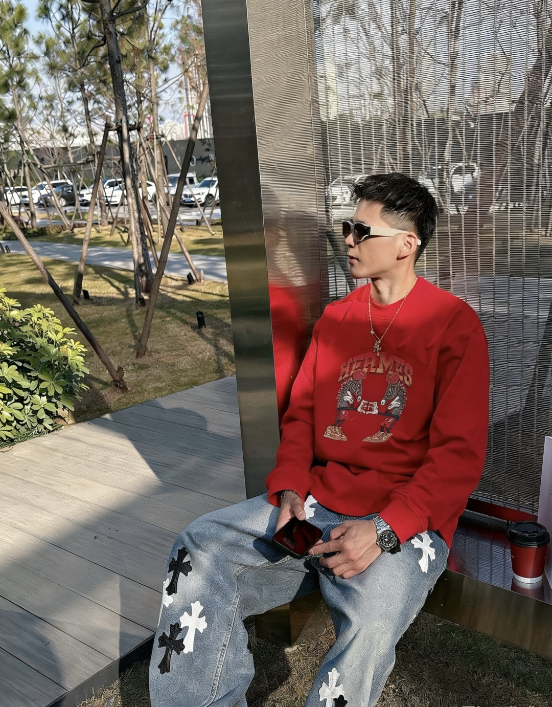 爱🐎仕/2025秋冬新品 定制顶级卫衣棉，面料特别有质感，冬季必备单品，保暖性好。男女通穿，细节到位，版