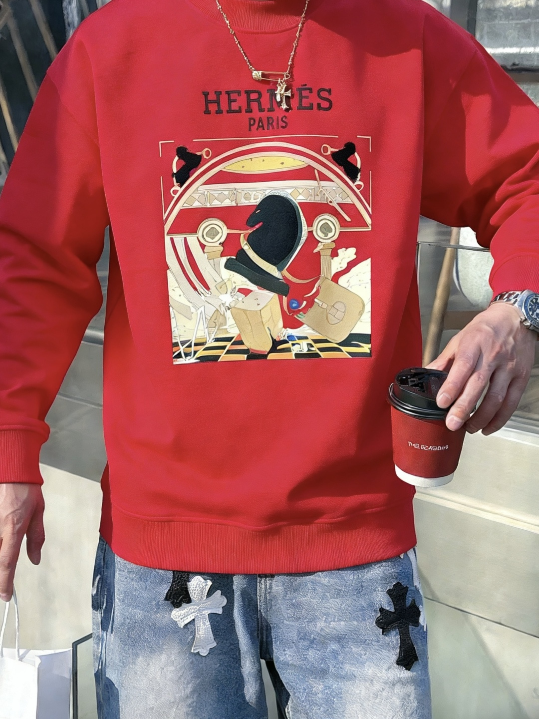 爱🐎仕/2025秋冬新品 定制顶级卫衣棉，面料特别有质感，冬季必备单品，保暖性好。男女通穿，细节到位，版