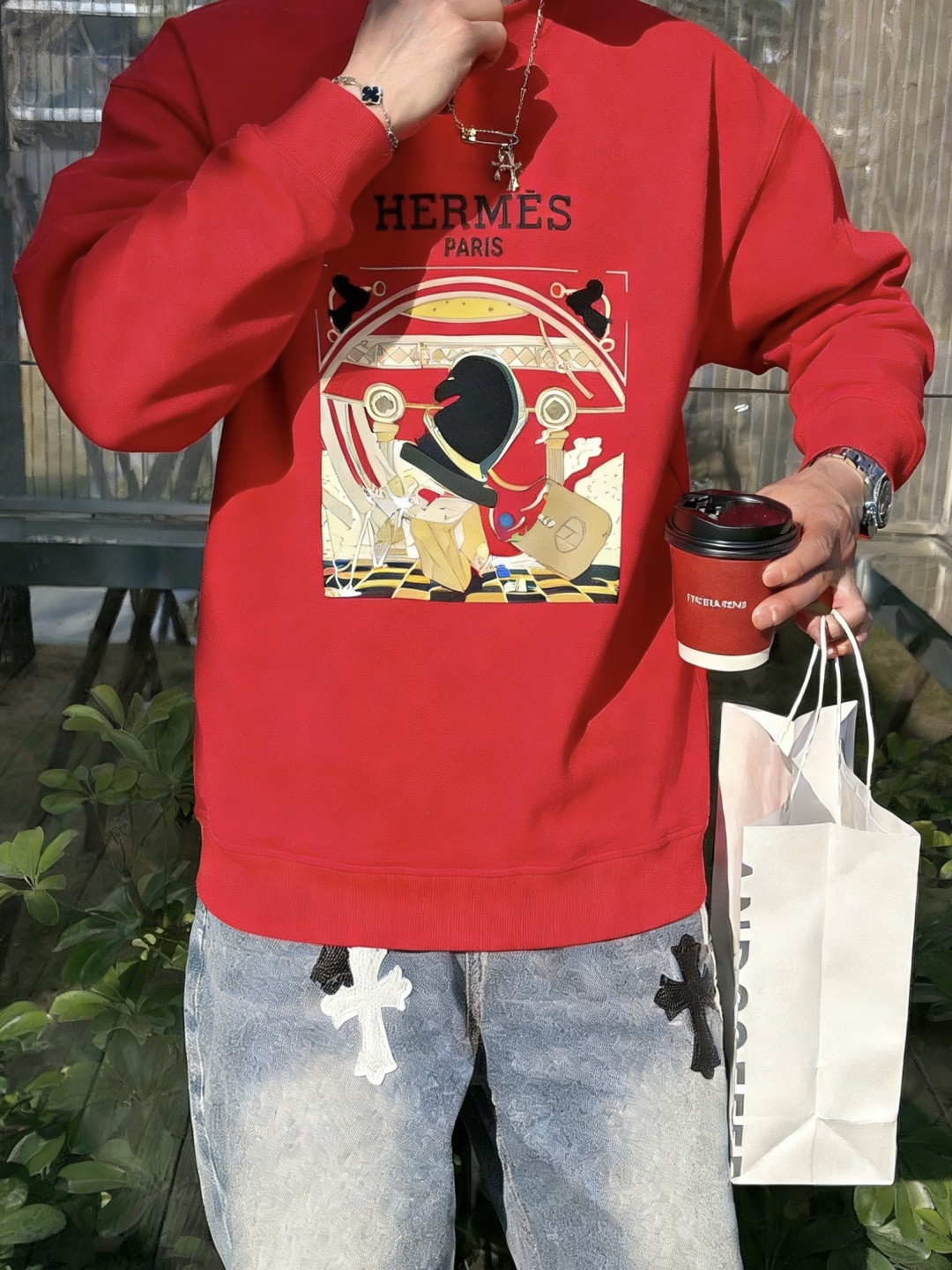 爱🐎仕/2025秋冬新品 定制顶级卫衣棉，面料特别有质感，冬季必备单品，保暖性好。男女通穿，细节到位，版