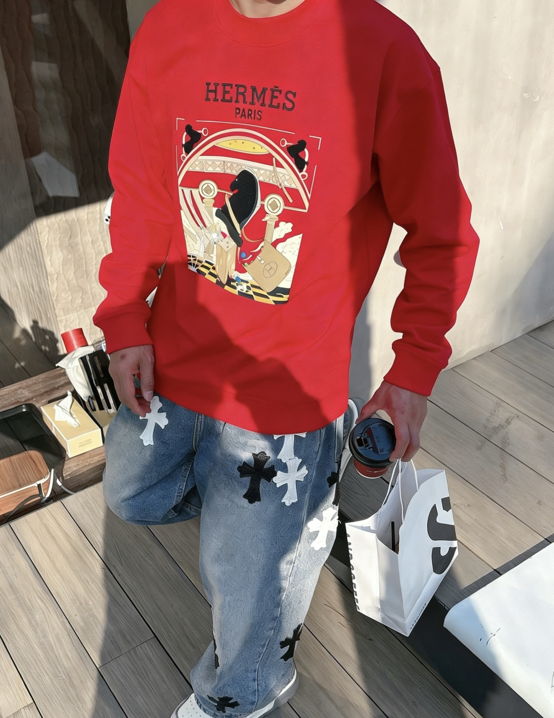 爱🐎仕/2025秋冬新品 定制顶级卫衣棉，面料特别有质感，冬季必备单品，保暖性好。男女通穿，细节到位，版