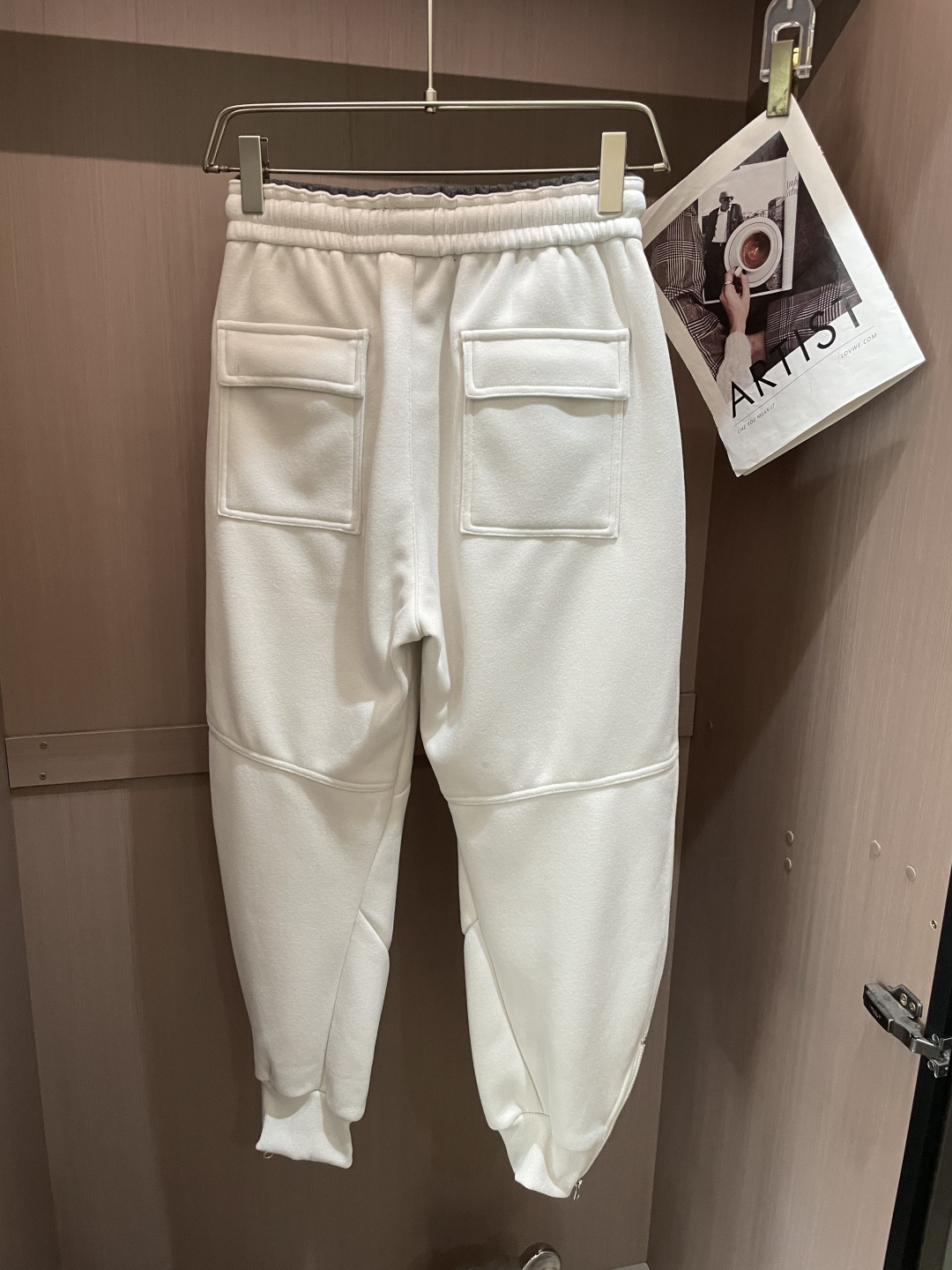 Maison Margiela马吉拉M-3XL弯刀剪裁束脚卫裤 秋冬针织休闲裤男▫️面料：高克重针织带微