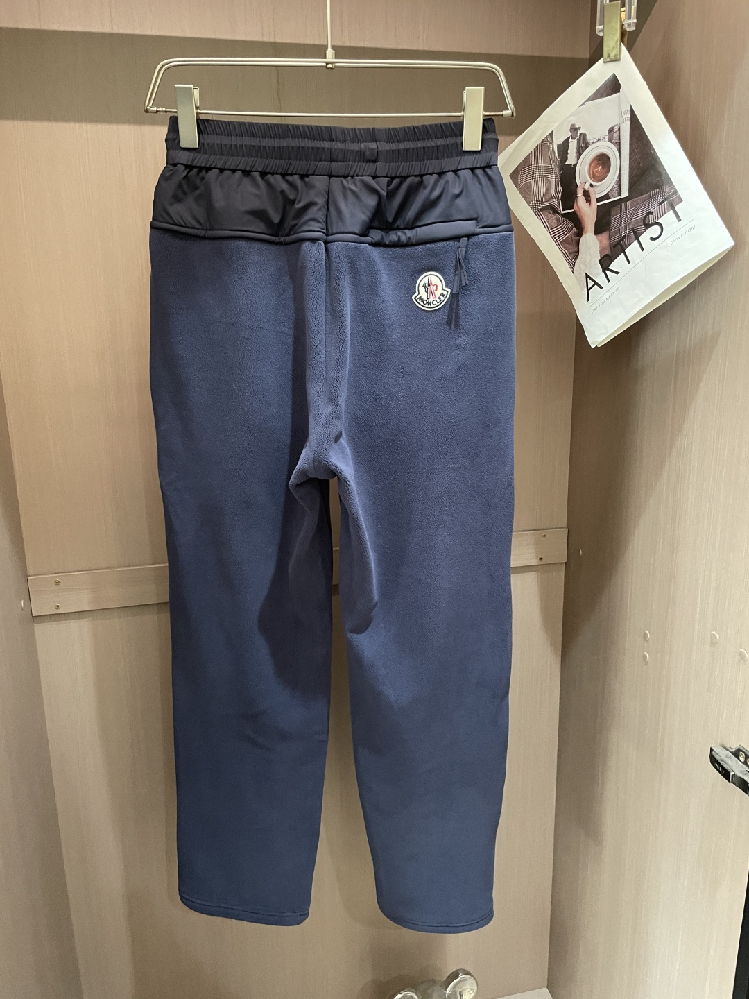 Moncler盟可睐M-3XL男士秋冬双面绒针织休闲裤◆ 面料：精梳棉混纺双面绒材质，触感软糯亲肤，绒感