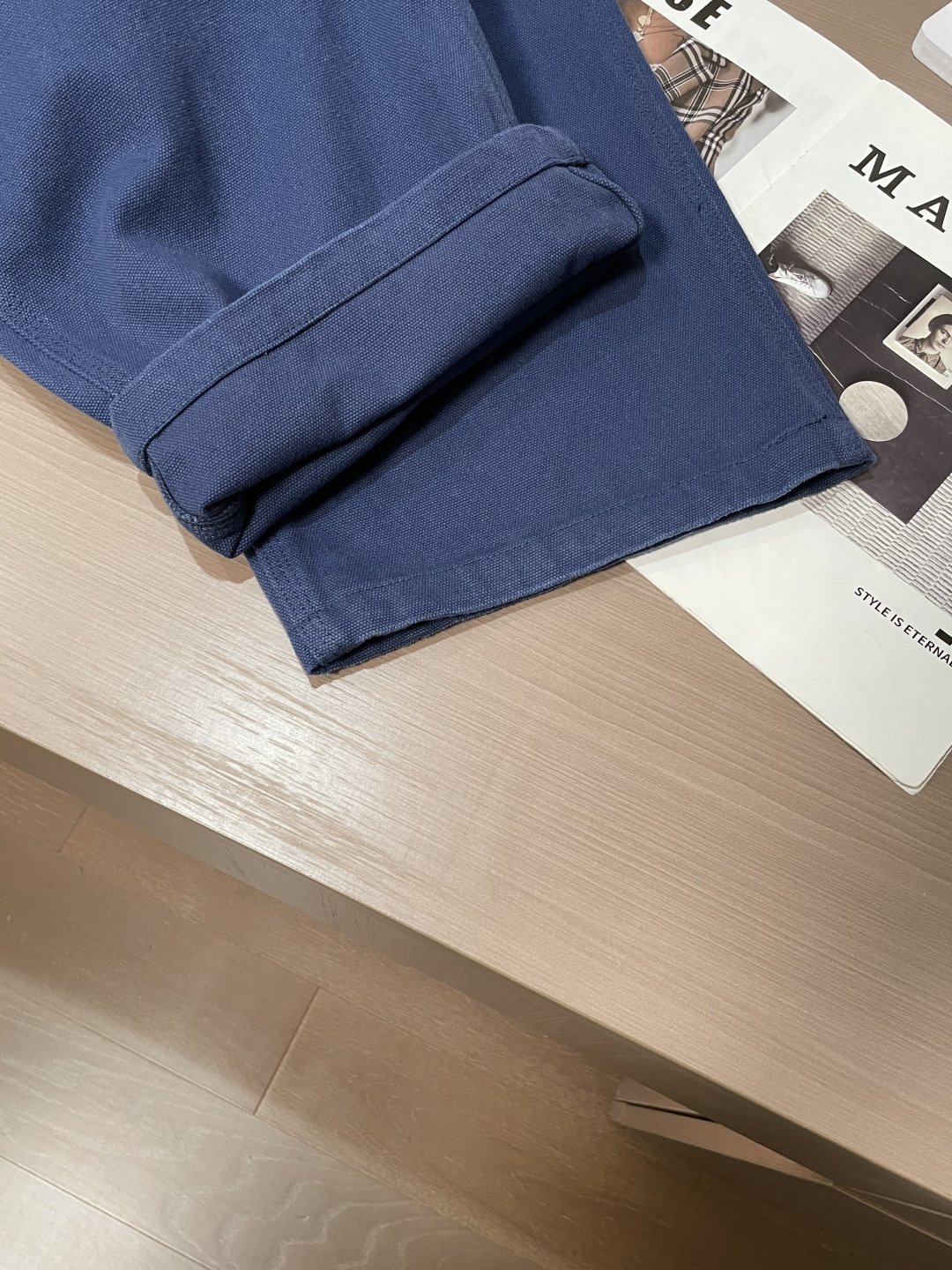 Arc'teryx始祖鸟M-2XL三本针重磅法工蓝长裤 男士户外高色牢度直筒工装裤🔥 重磅高密法工蓝帆布