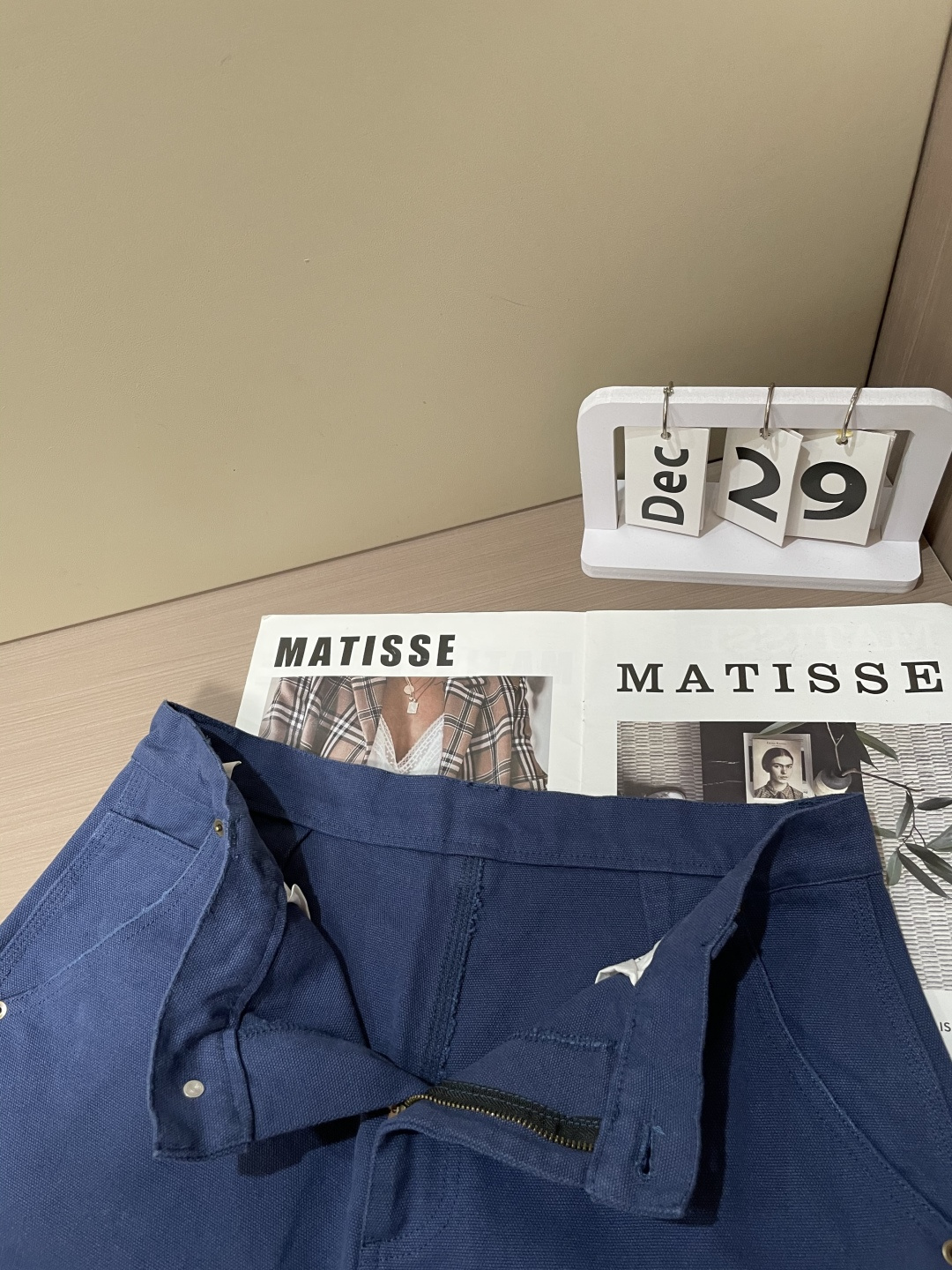 Arc'teryx始祖鸟M-2XL三本针重磅法工蓝长裤 男士户外高色牢度直筒工装裤🔥 重磅高密法工蓝帆布