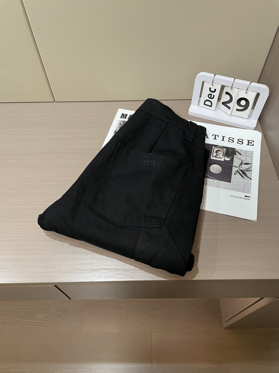 Arc'teryx始祖鸟M-2XL三本针重磅法工蓝长裤 男士户外高色牢度直筒工装裤🔥 重磅高密法工蓝帆布