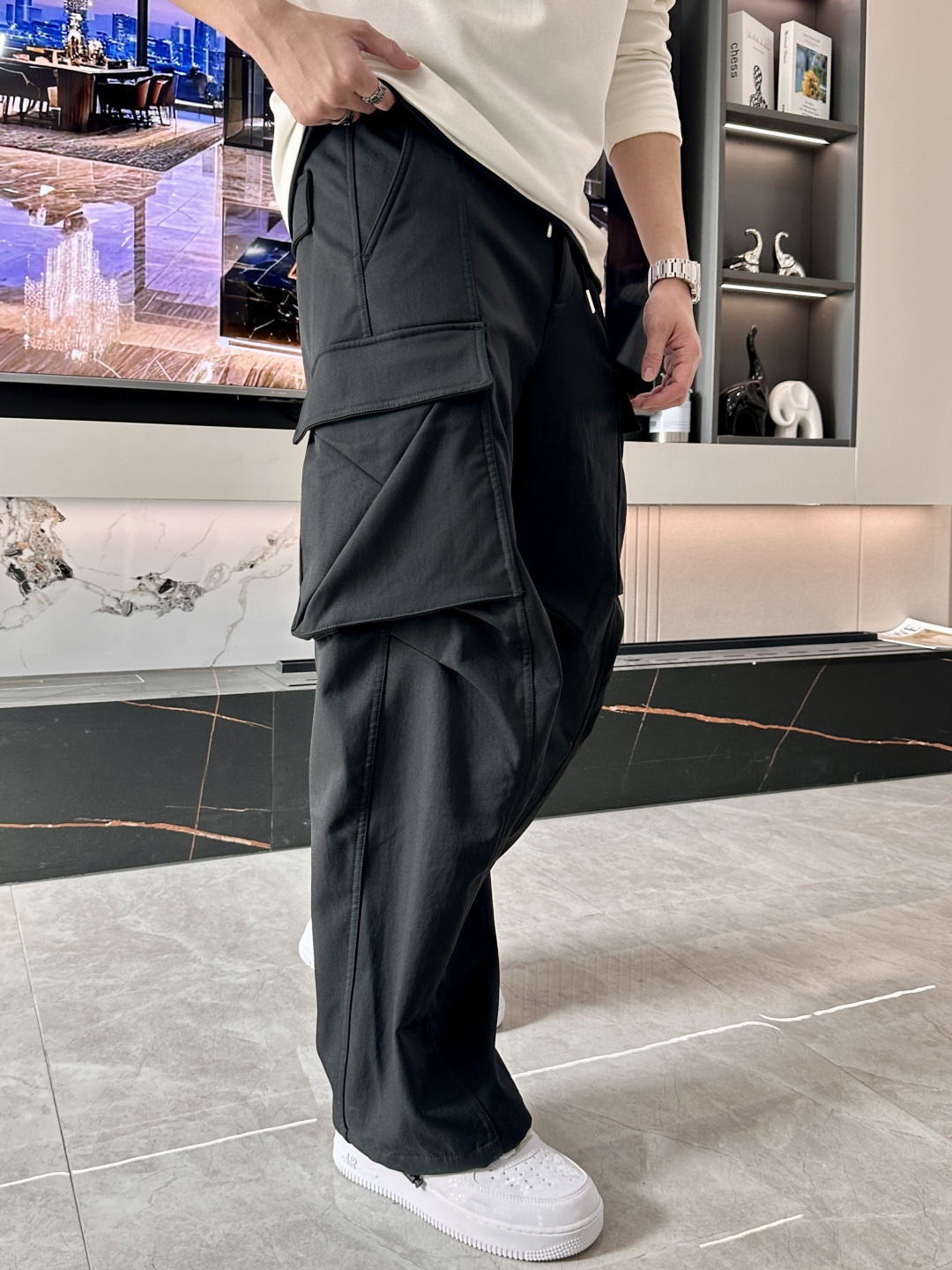 Prad 2025秋冬最新系列男士加厚休闲裤！内里加绒，非常保暖，北方的宝子们赶紧备上！采用客供弹力柔棉