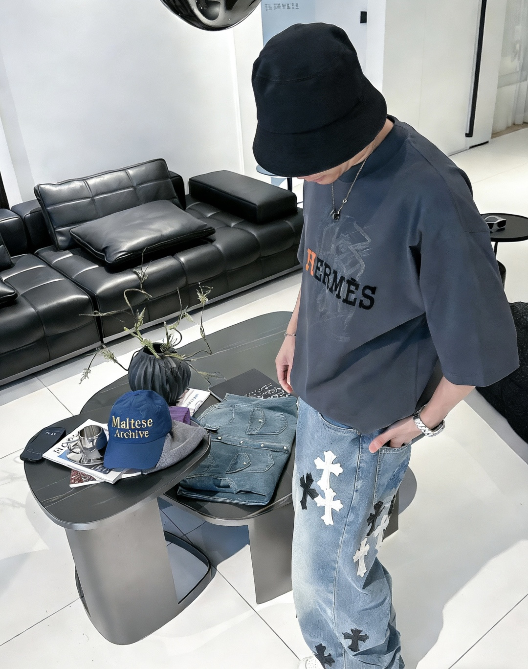 爱🐎仕2026春夏款/官网同步面料采用重磅纯棉精梳棉面料，OS宽松版型，上身版型超正！日常百搭，衣橱必备