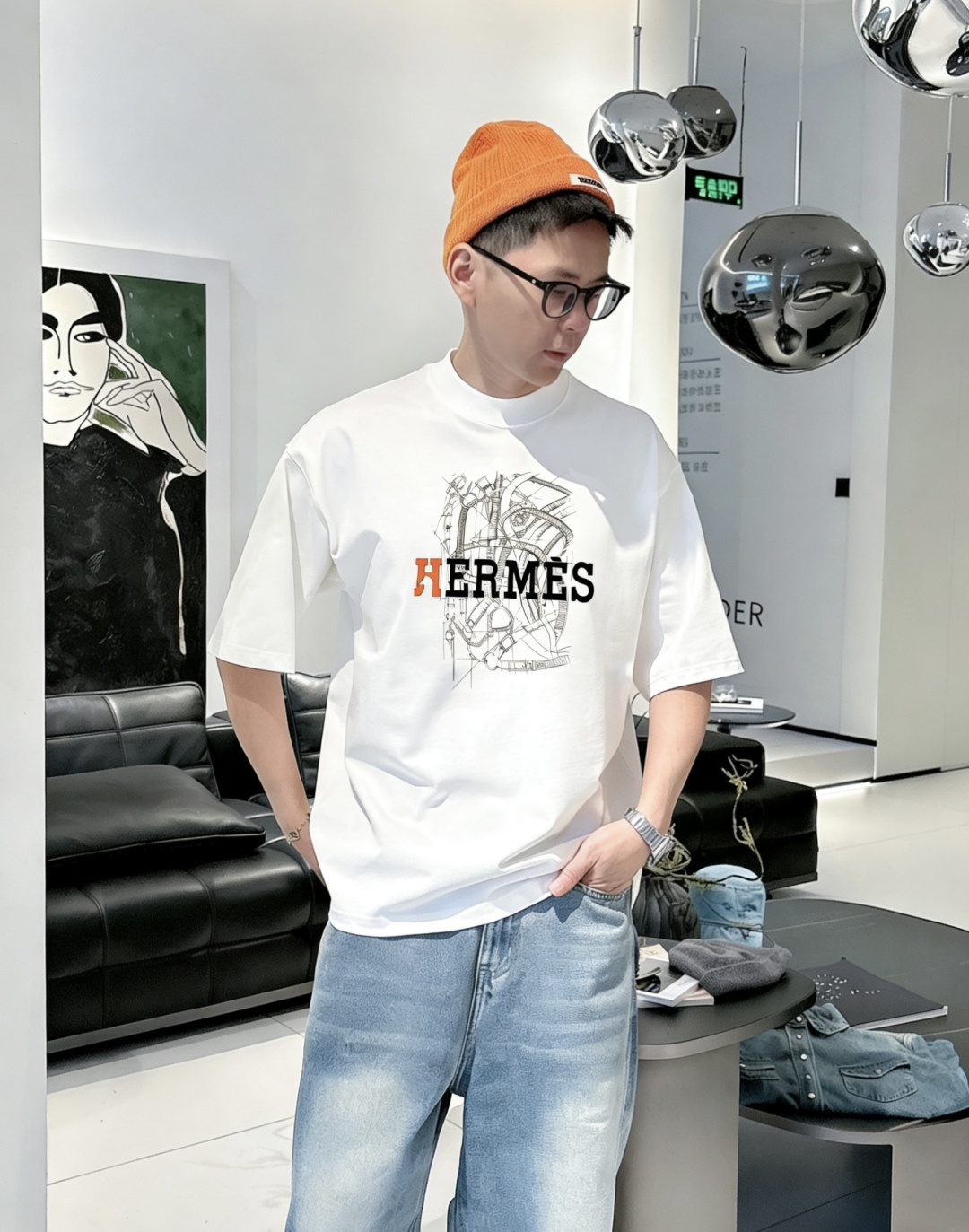 爱🐎仕 2026春夏款/官网同步面料采用重磅纯棉精梳棉面料，OS宽松版型，上身版型超正！日常百搭，衣橱必