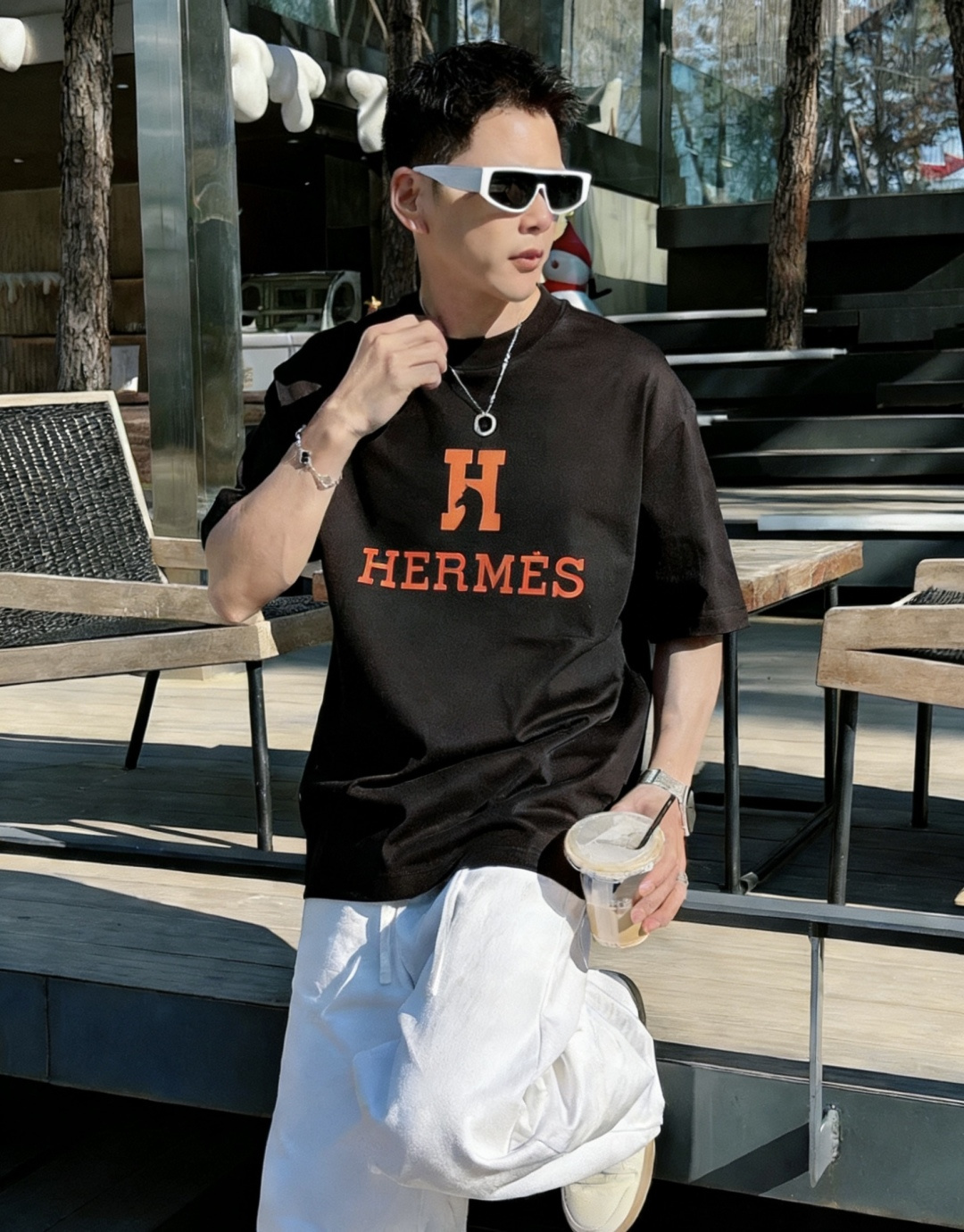 爱🐎仕/新年限定款2026春夏款/官网同步面料采用重磅纯棉精梳棉面料，OS宽松版型，上身版型超正！日常百