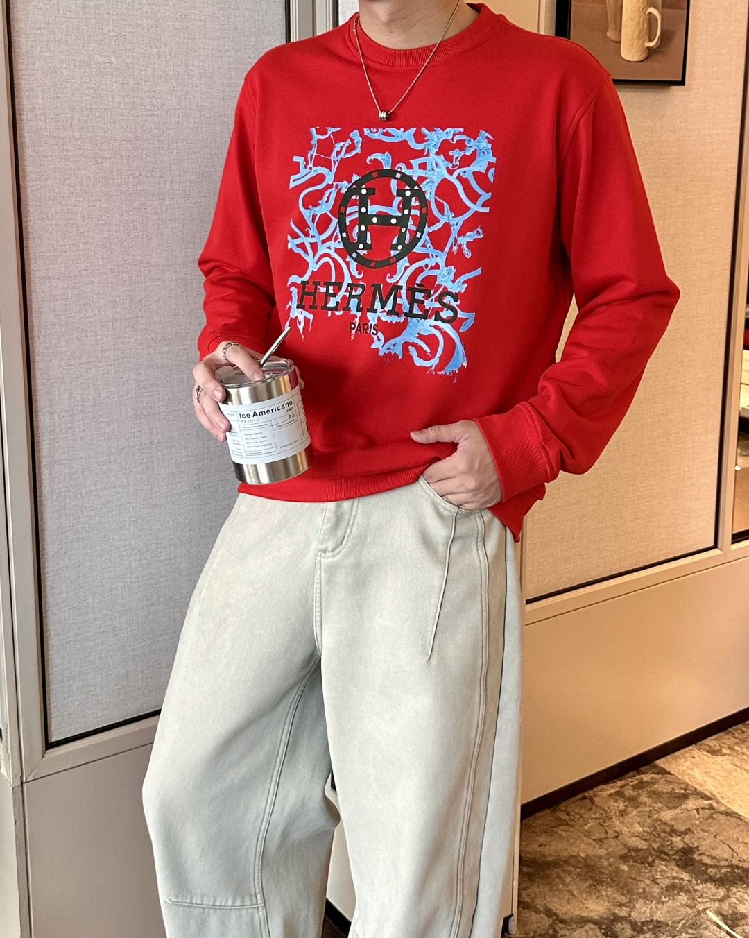 爱🐎仕 /2025秋冬新品 定制顶级卫衣棉，面料特别有质感，冬季必备单品，保暖性好。男女通穿，细节到位，