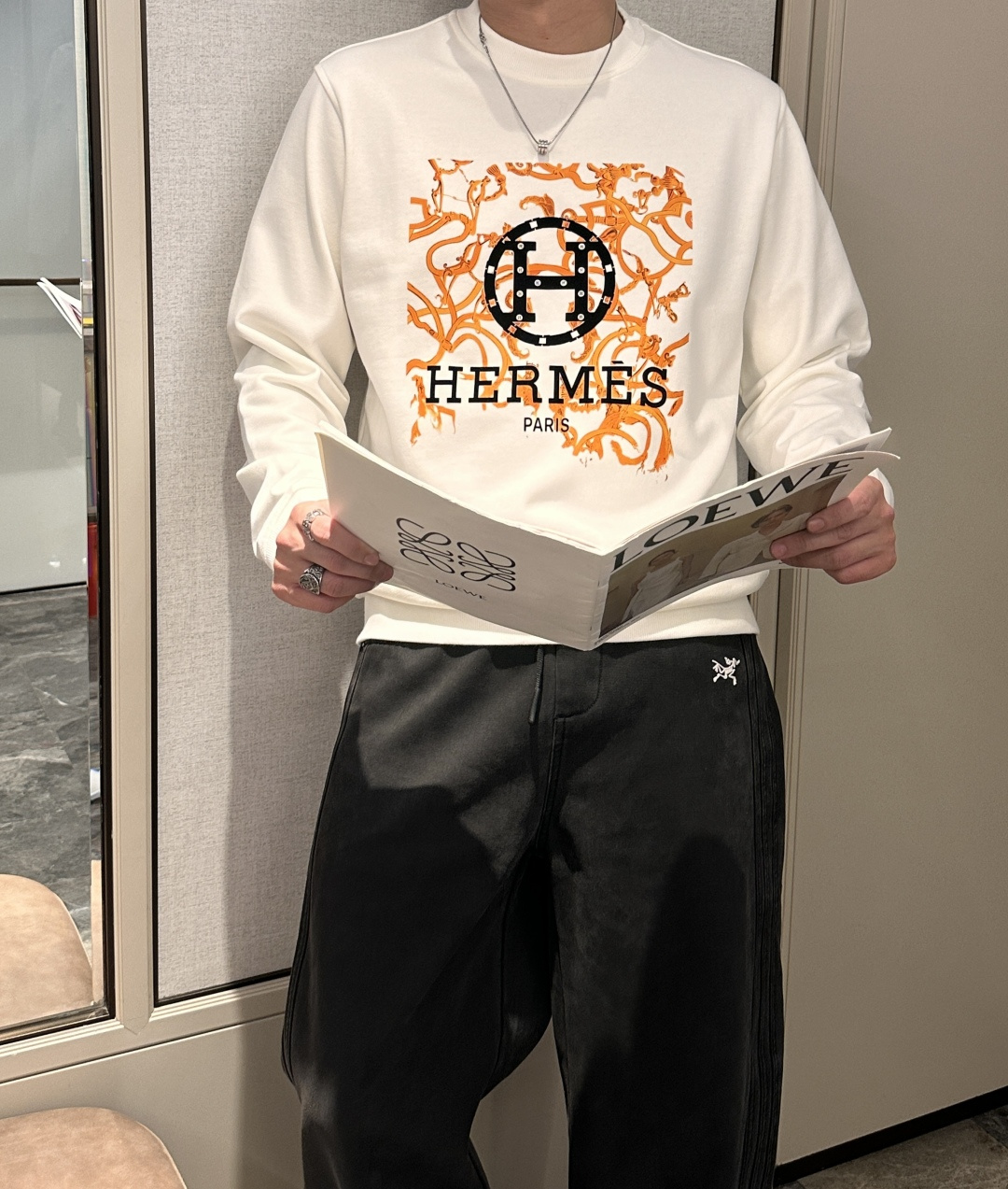 爱🐎仕 /2025秋冬新品 定制顶级卫衣棉，面料特别有质感，冬季必备单品，保暖性好。男女通穿，细节到位，