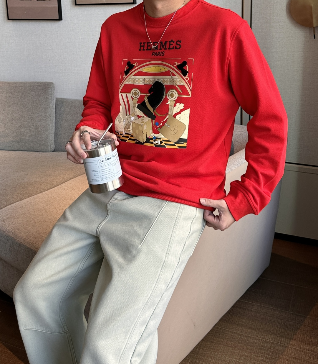 爱🐎仕 /2025秋冬新品 定制顶级卫衣棉，面料特别有质感，冬季必备单品，保暖性好。男女通穿，细节到位，